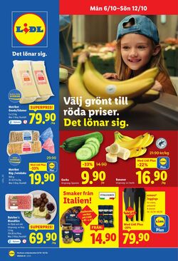Erbjudanden Lidl 06.10.2025 - 12.10.2025