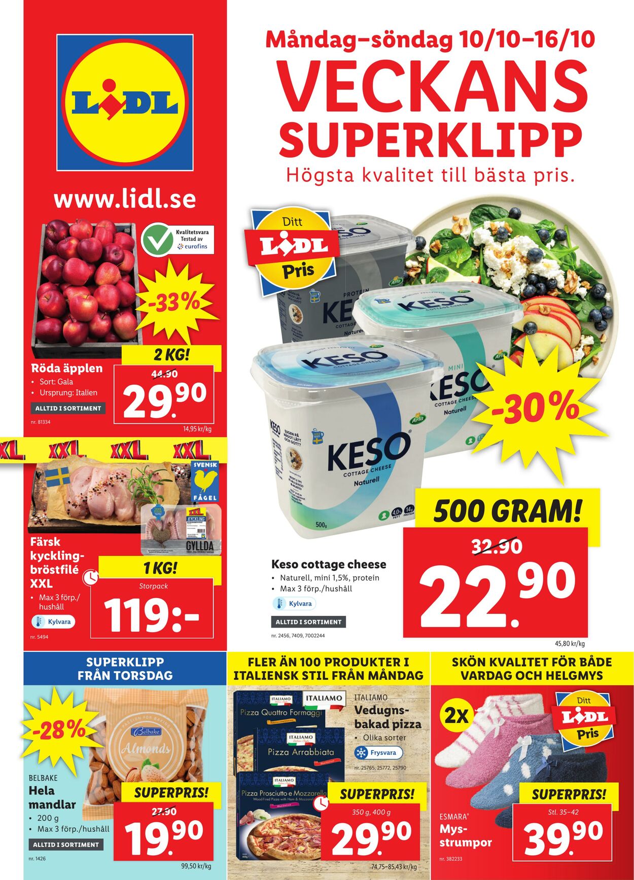 Erbjudanden Lidl 10.10.2022 - 16.10.2022