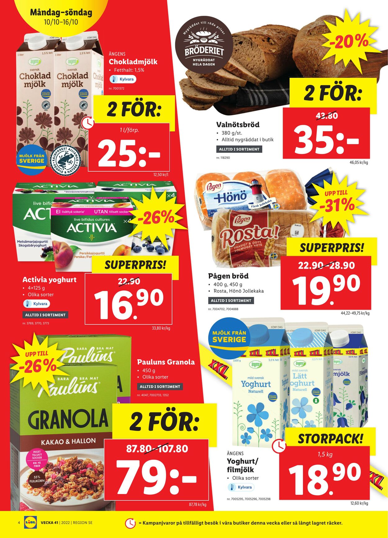 Erbjudanden Lidl 10.10.2022 - 16.10.2022