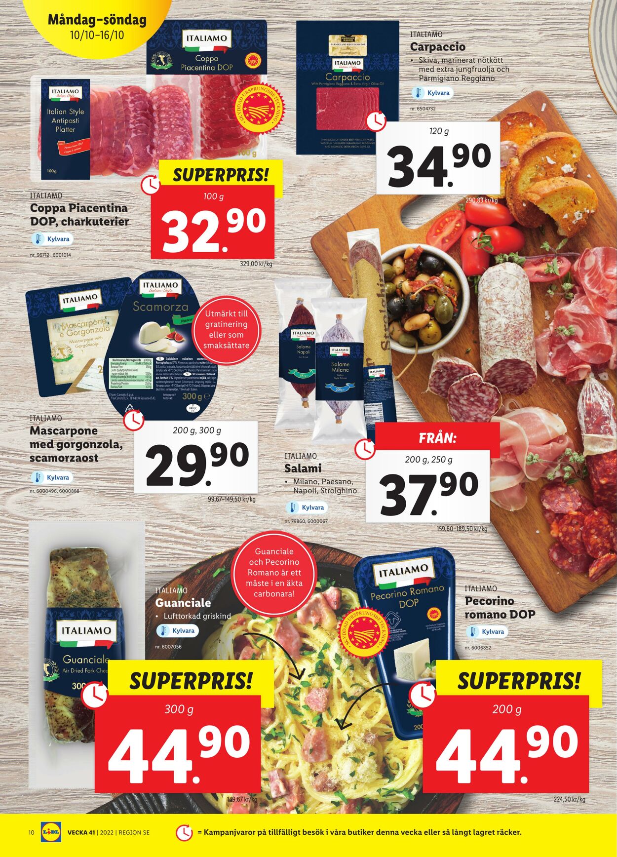 Erbjudanden Lidl 10.10.2022 - 16.10.2022