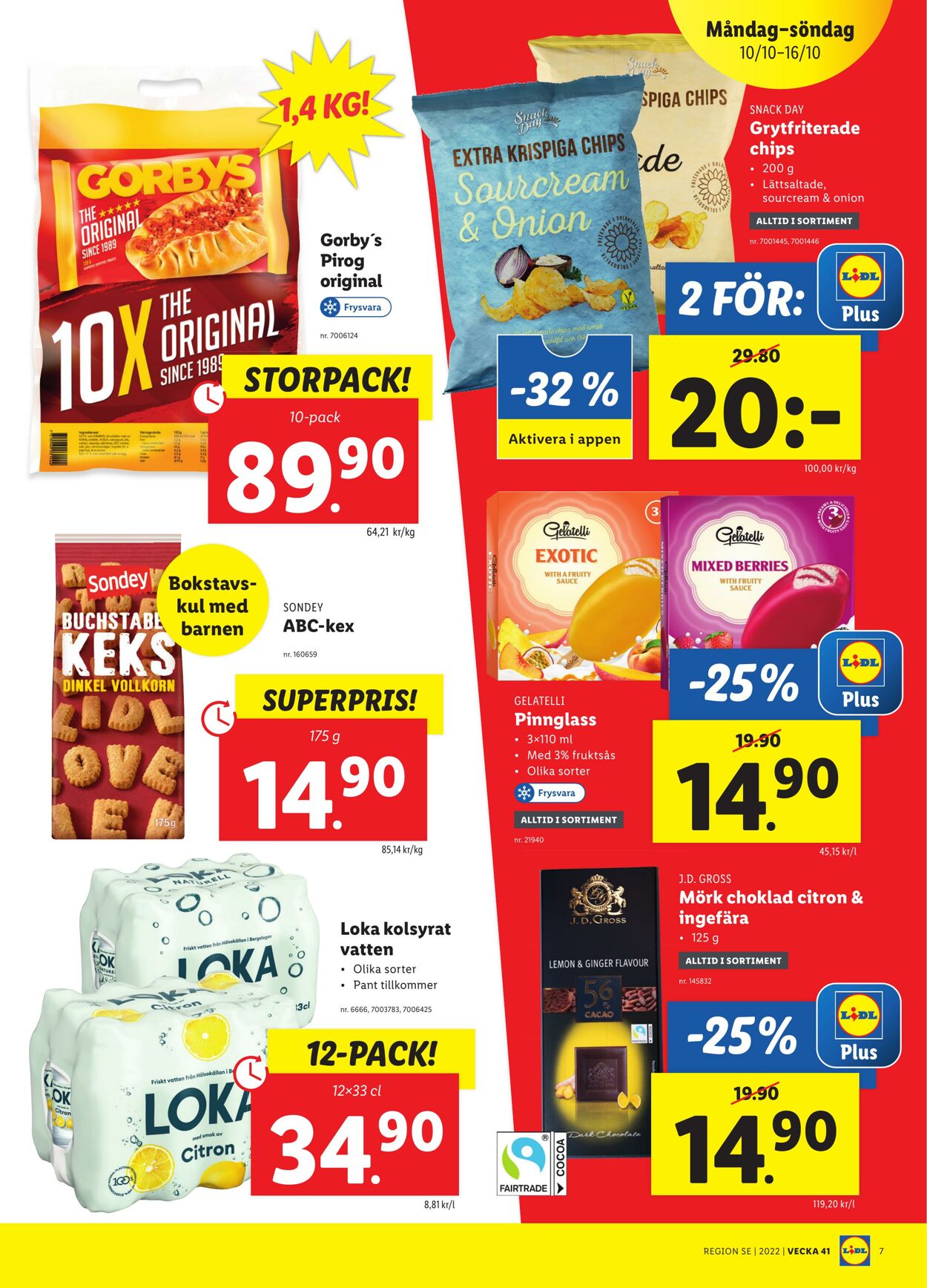 Erbjudanden Lidl 10.10.2022 - 16.10.2022