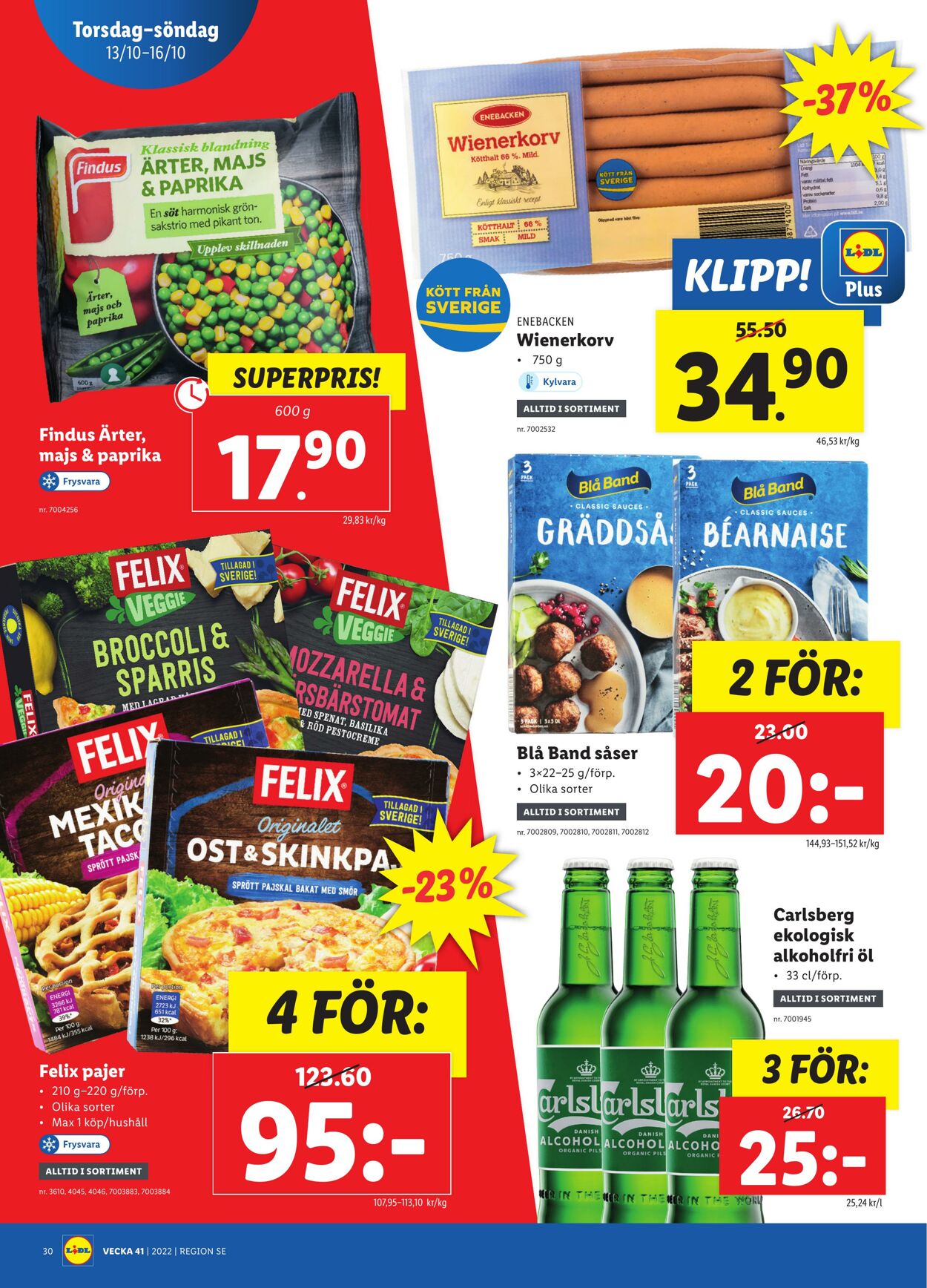 Erbjudanden Lidl 10.10.2022 - 16.10.2022