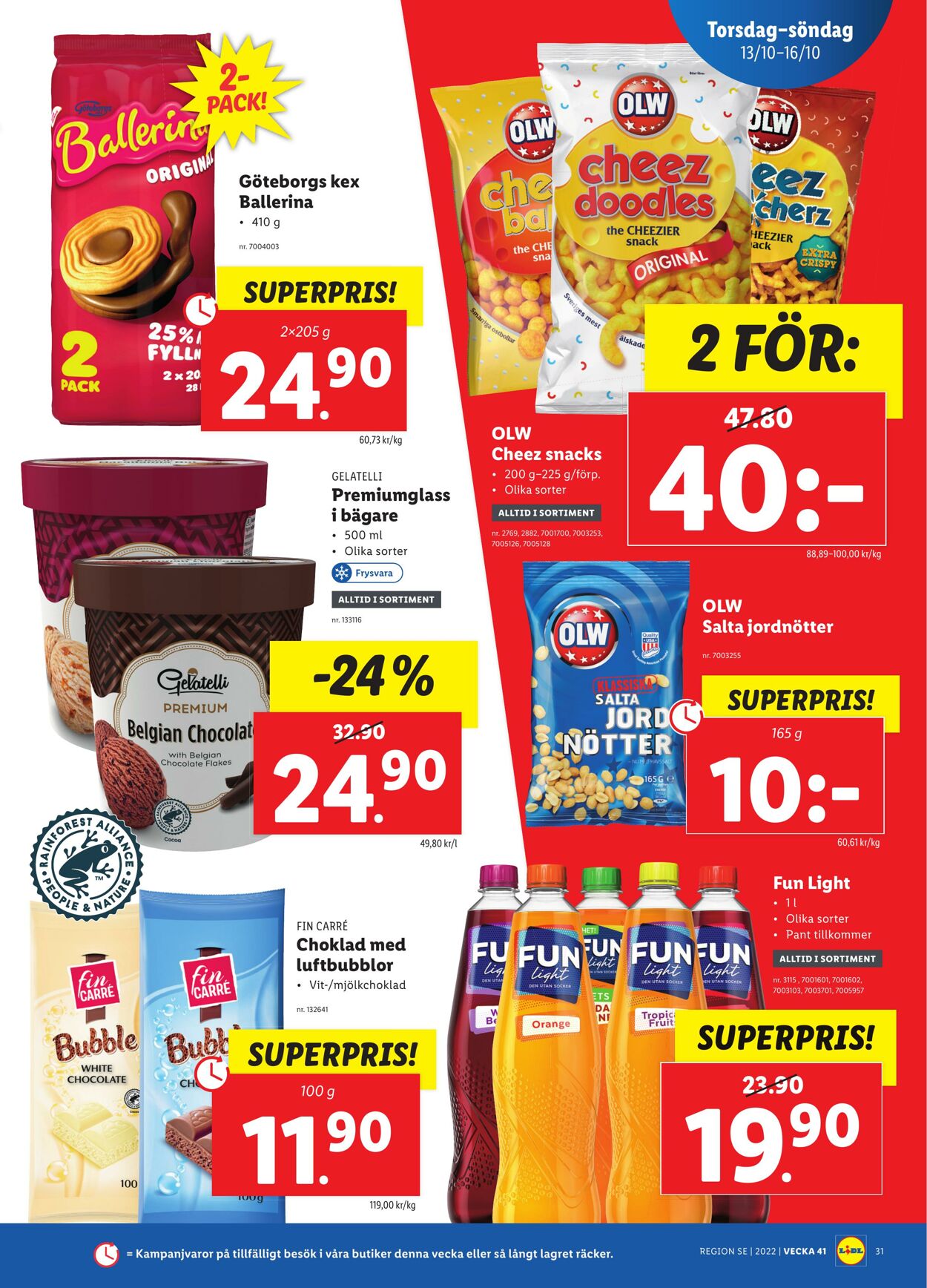 Erbjudanden Lidl 10.10.2022 - 16.10.2022