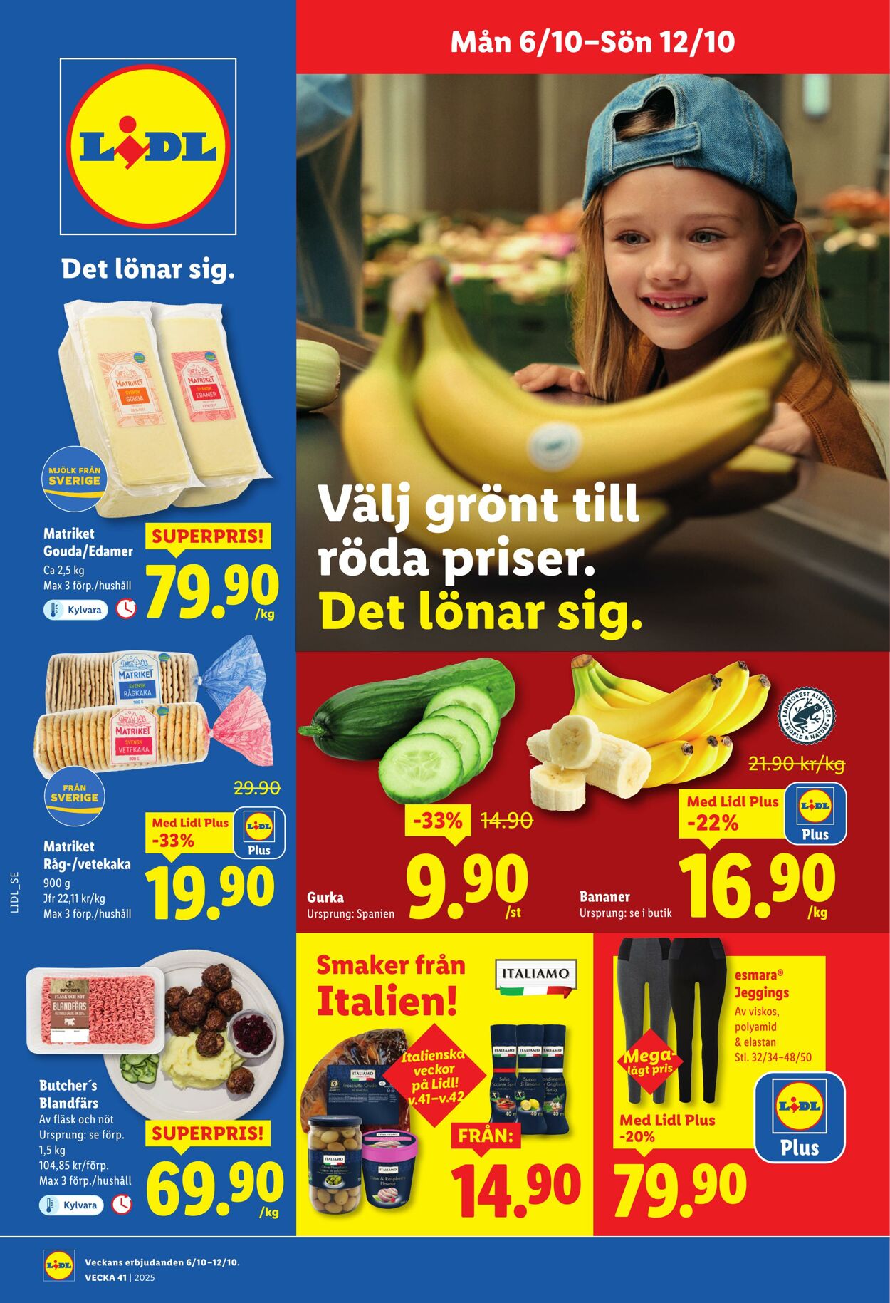Erbjudanden Lidl 06.10.2025 - 12.10.2025