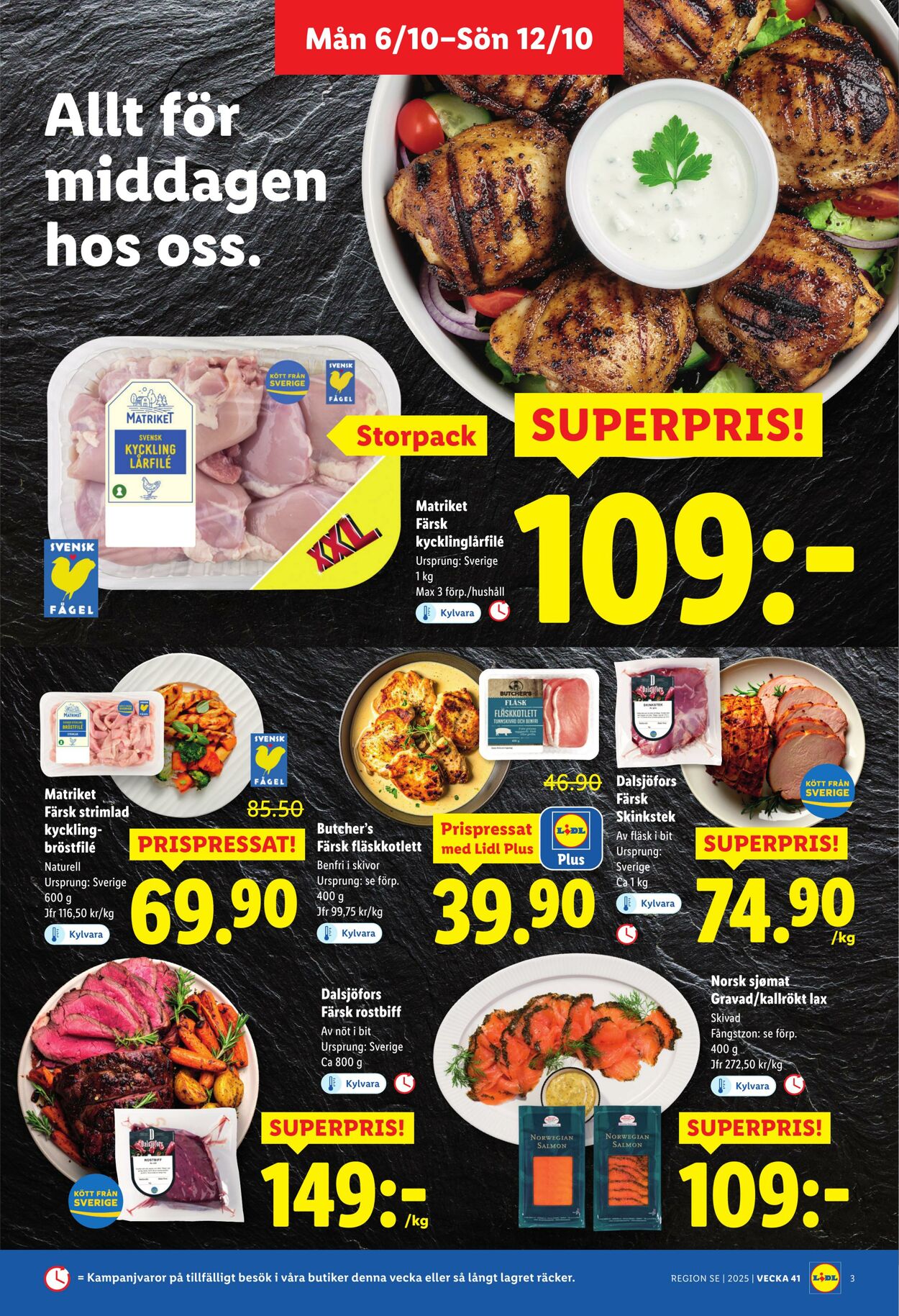 Erbjudanden Lidl 06.10.2025 - 12.10.2025