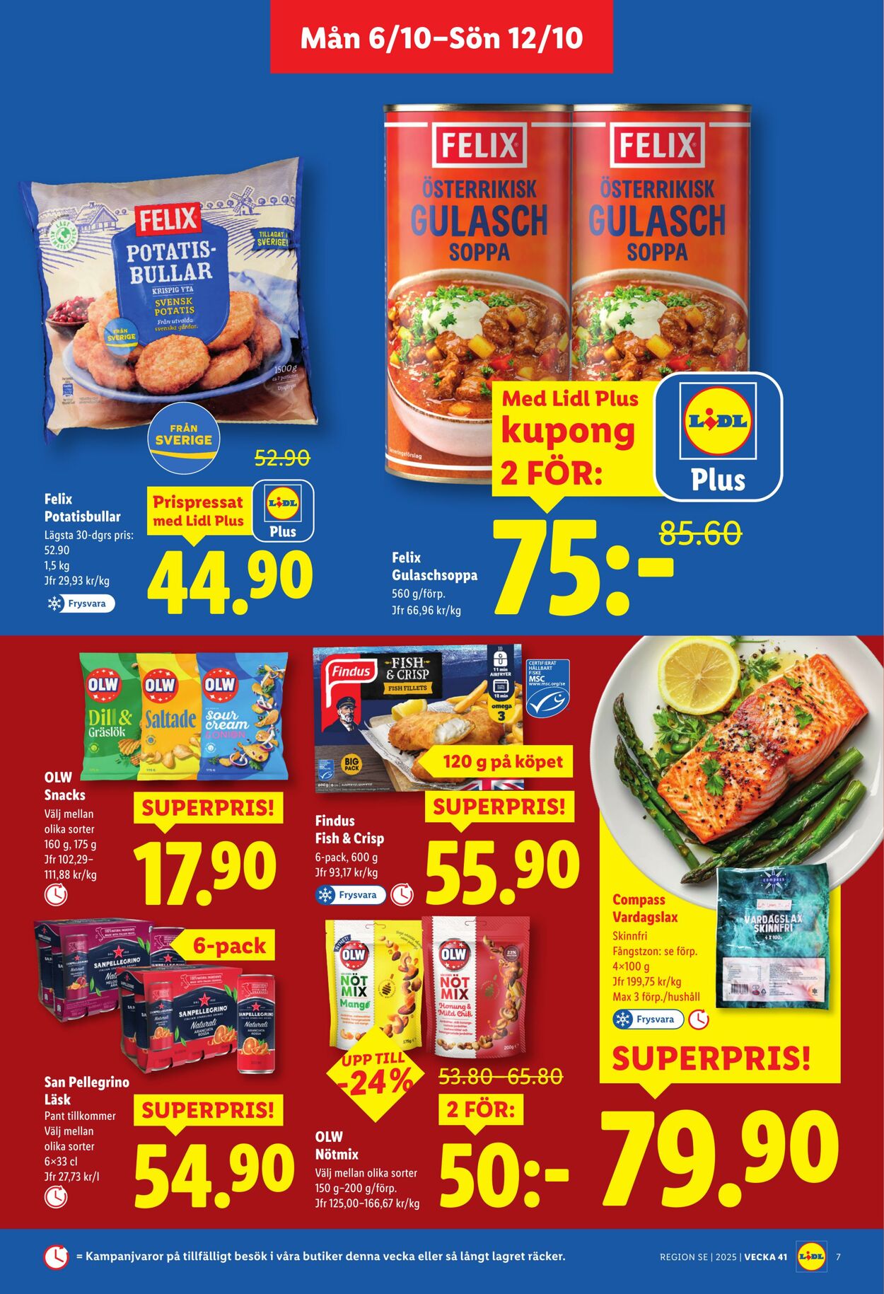 Erbjudanden Lidl 06.10.2025 - 12.10.2025