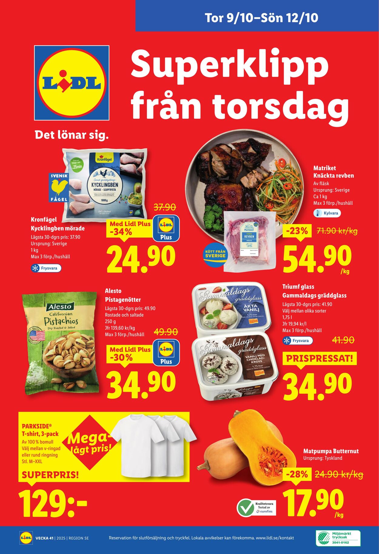 Erbjudanden Lidl 06.10.2025 - 12.10.2025