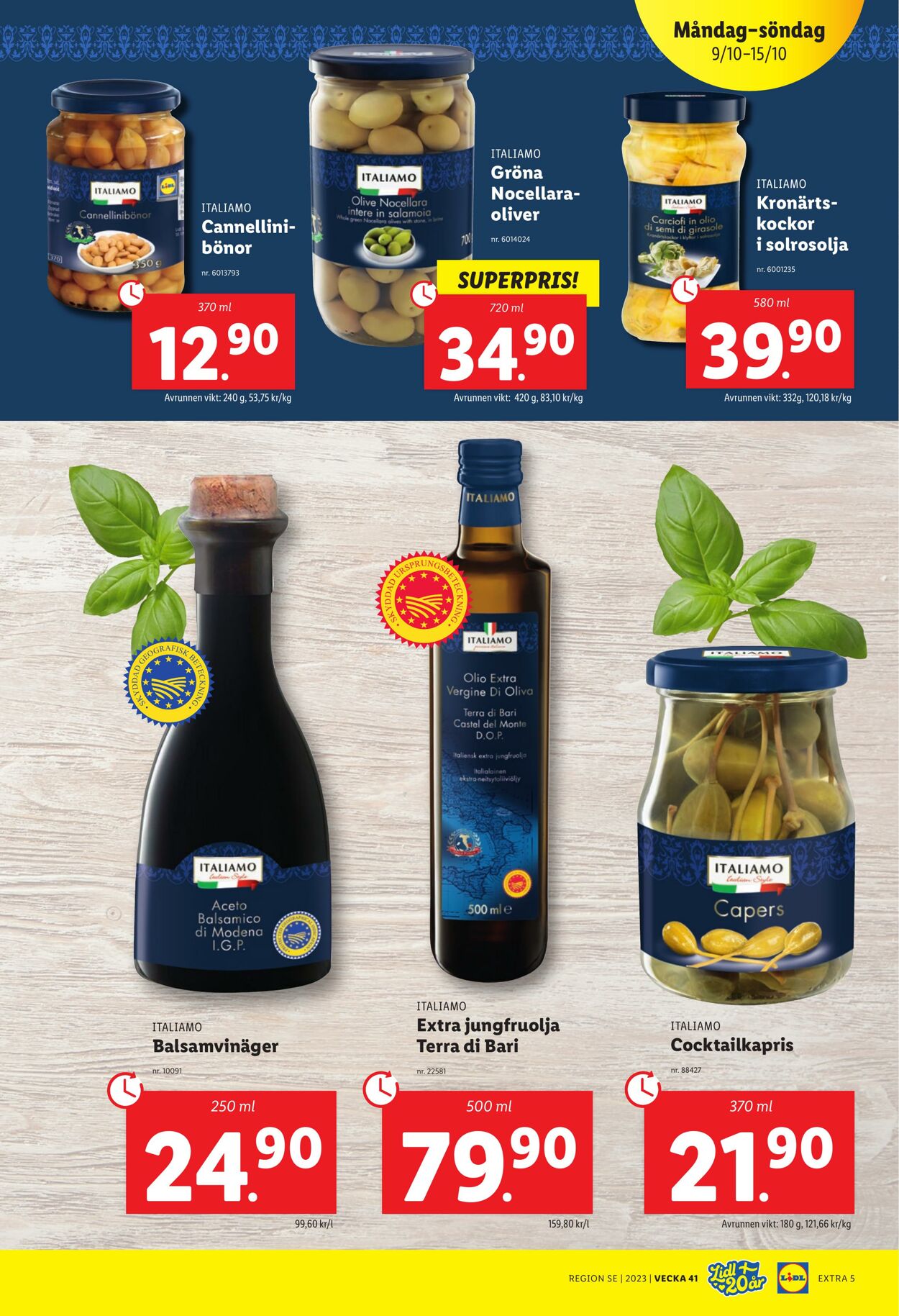 Erbjudanden Lidl 09.10.2023 - 15.10.2023