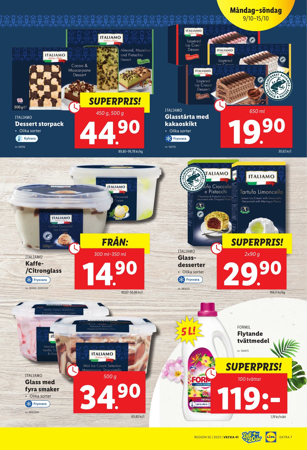 Erbjudanden Lidl 09.10.2023 - 15.10.2023