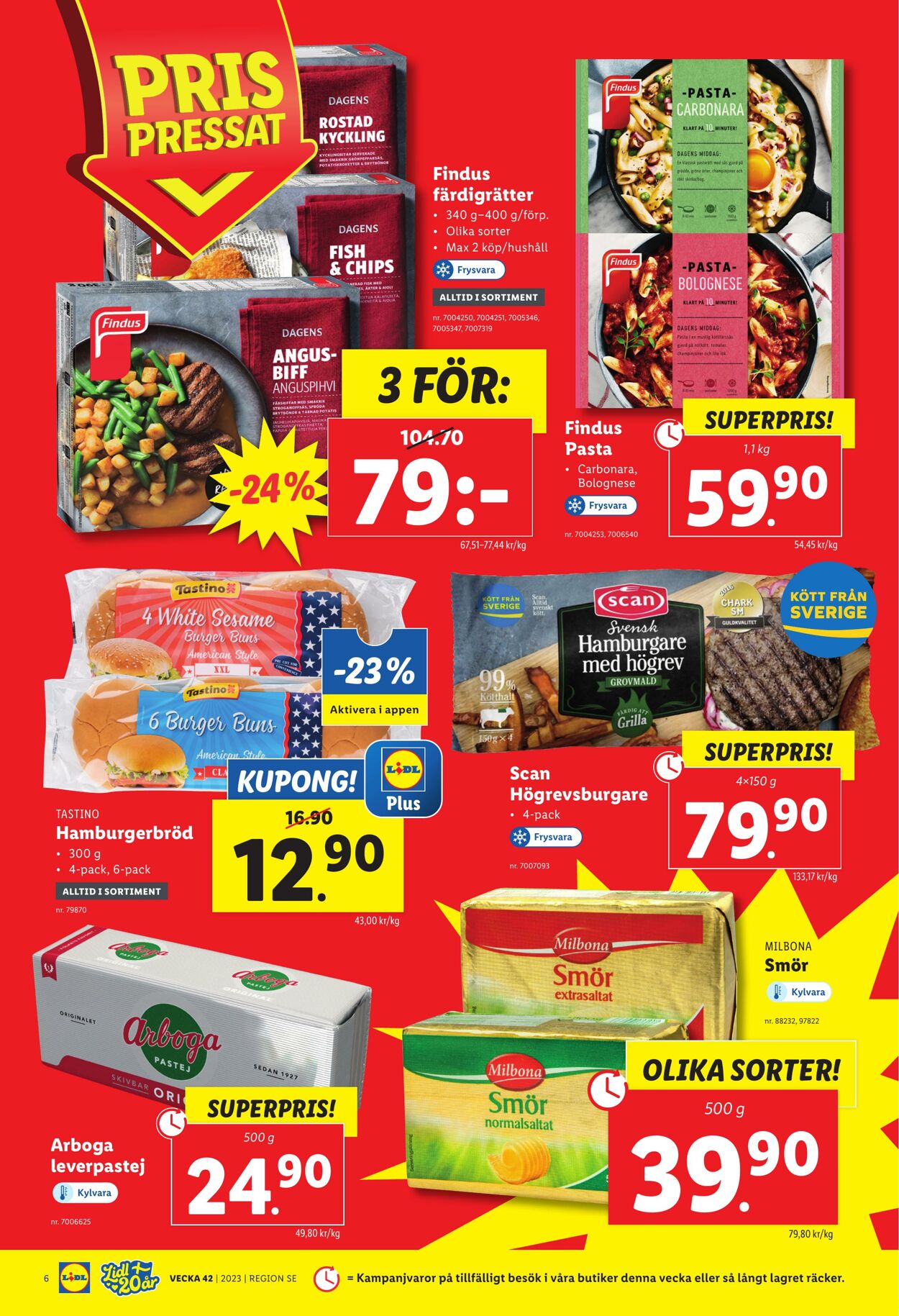 Erbjudanden Lidl 16.10.2023 - 22.10.2023