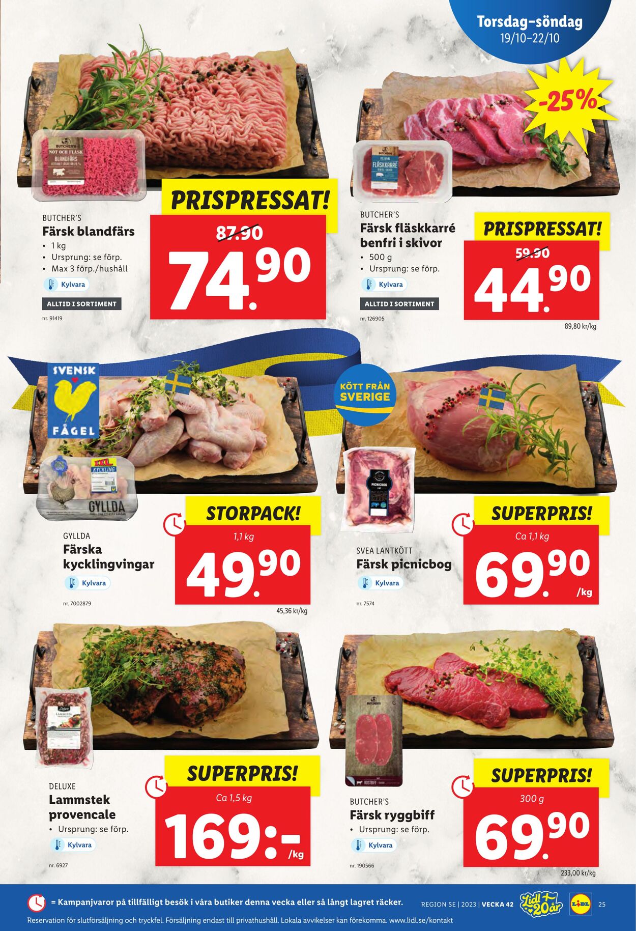 Erbjudanden Lidl 16.10.2023 - 22.10.2023