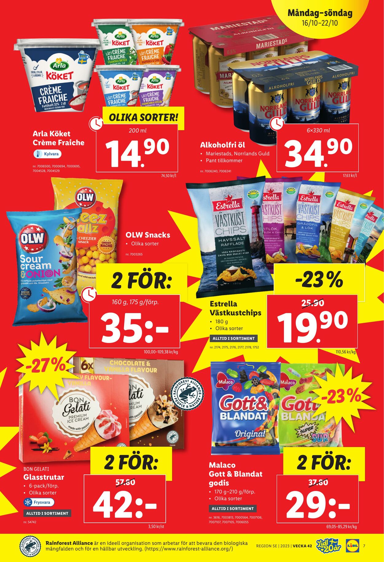 Erbjudanden Lidl 16.10.2023 - 22.10.2023