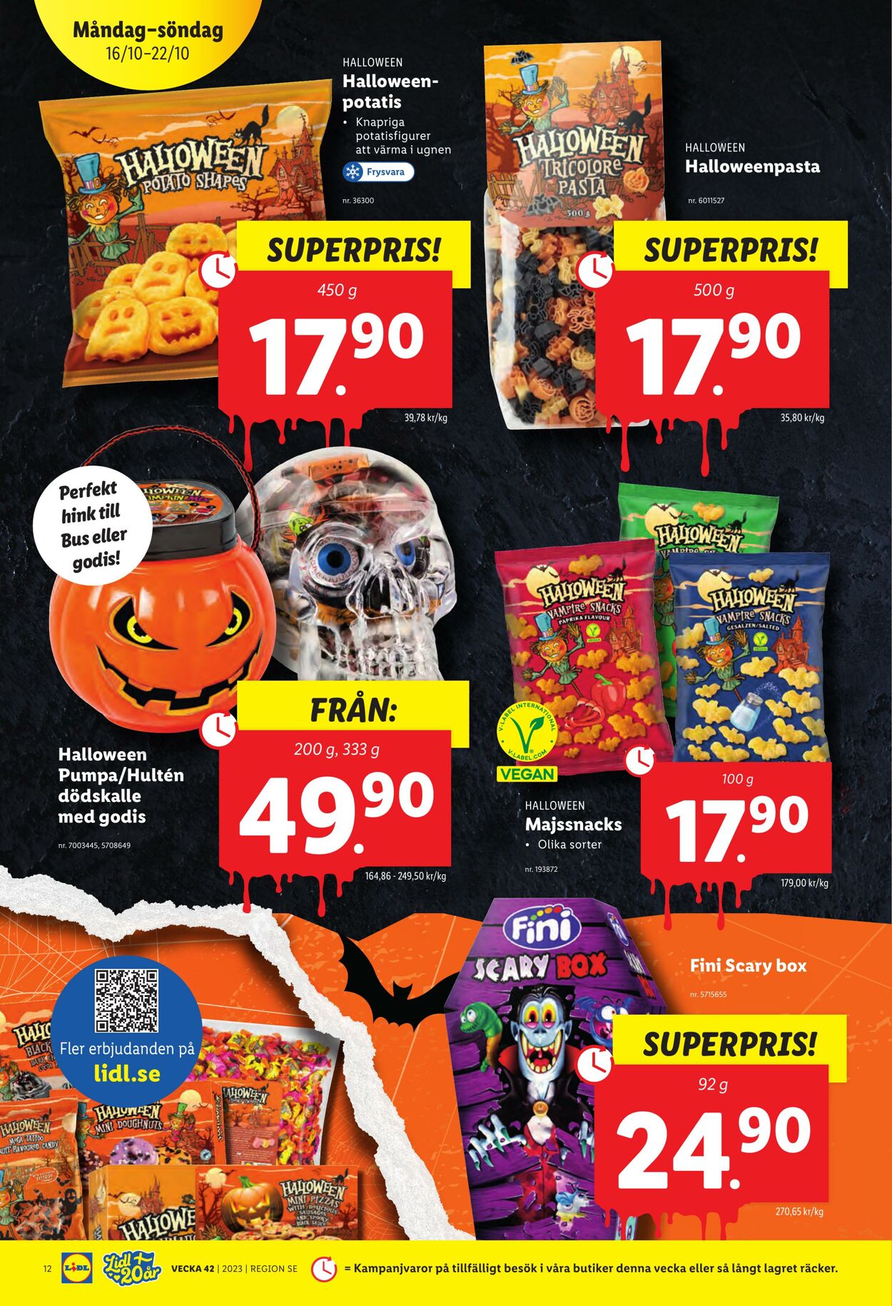 Erbjudanden Lidl 16.10.2023 - 22.10.2023