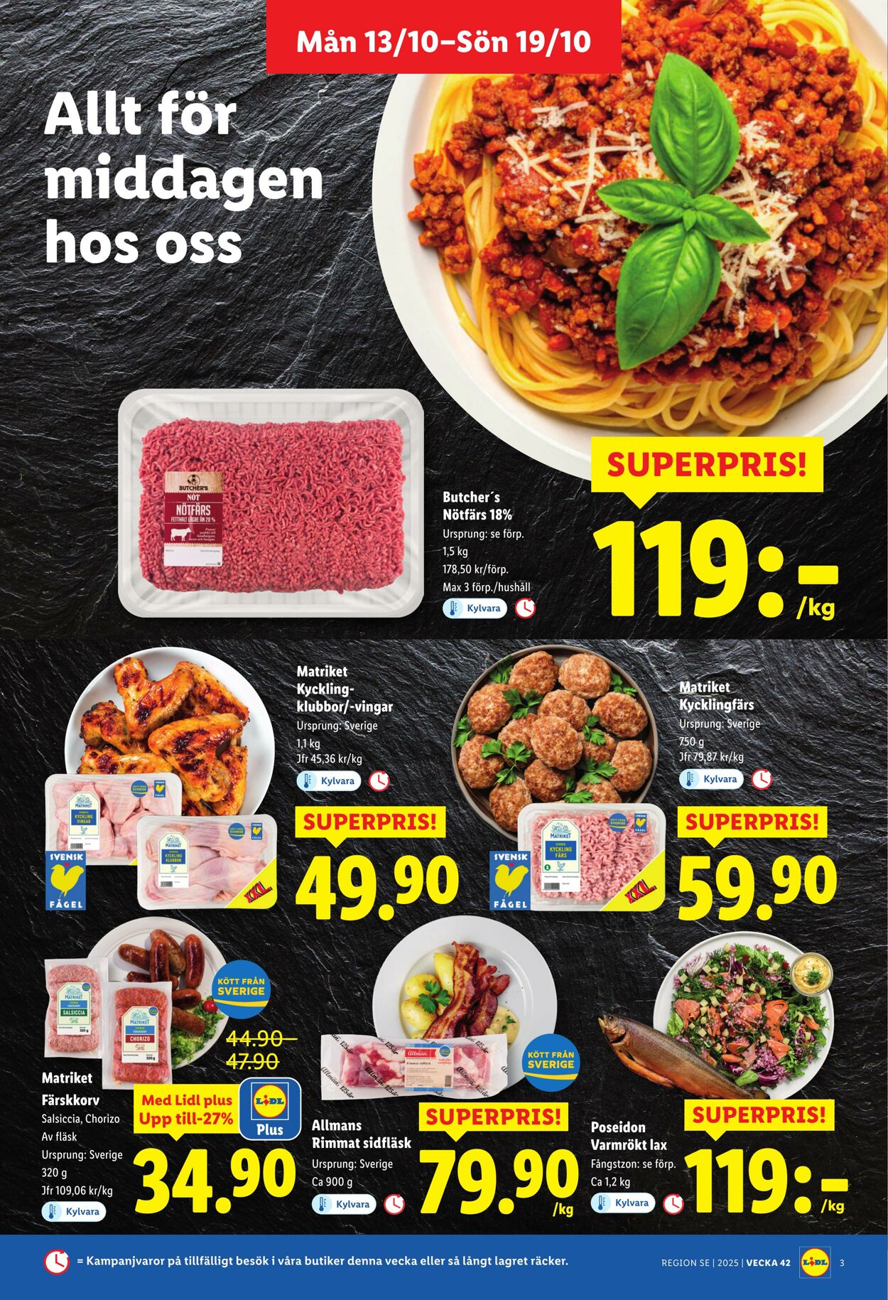 Erbjudanden Lidl 13.10.2025 - 19.10.2025
