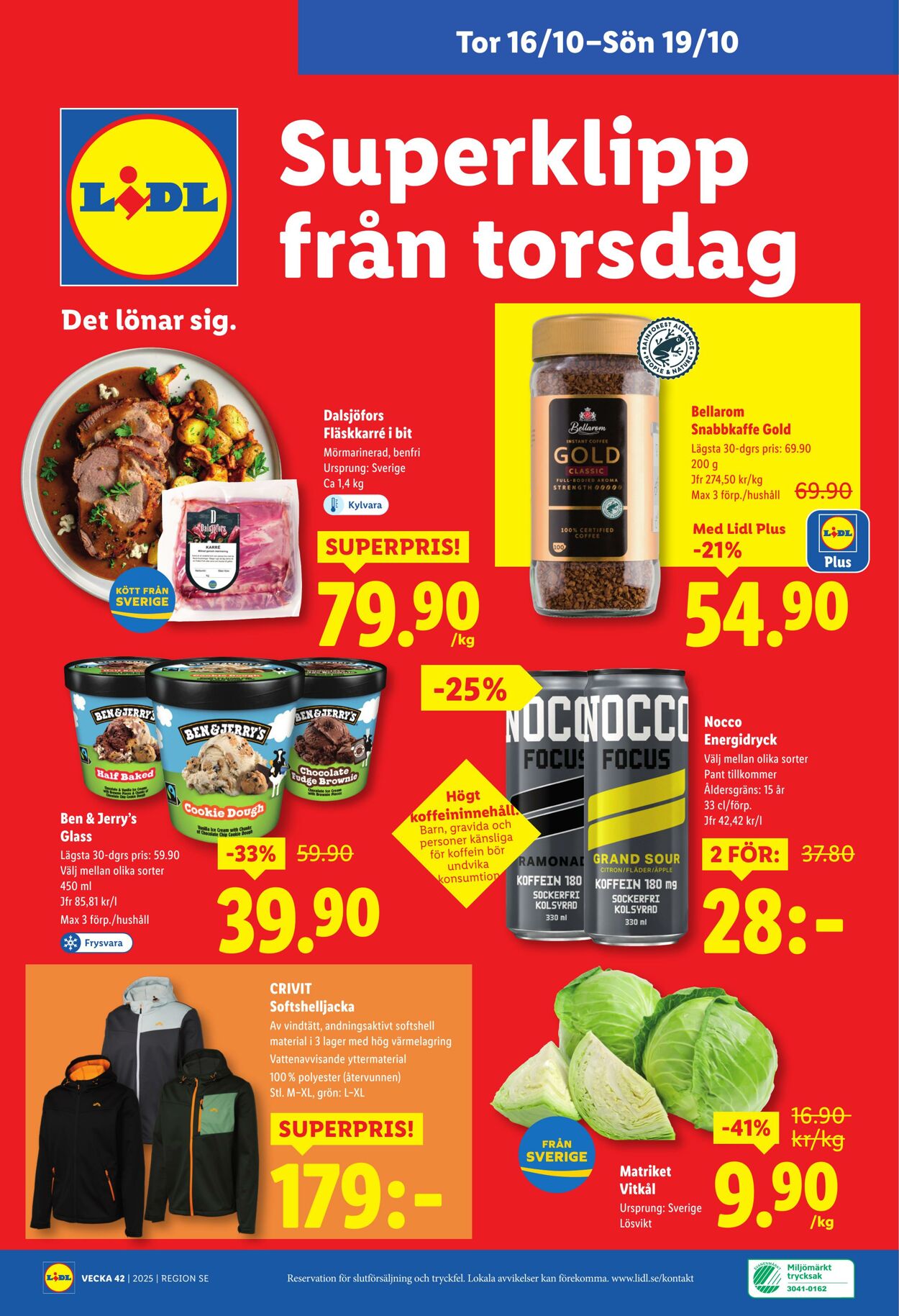 Erbjudanden Lidl 13.10.2025 - 19.10.2025