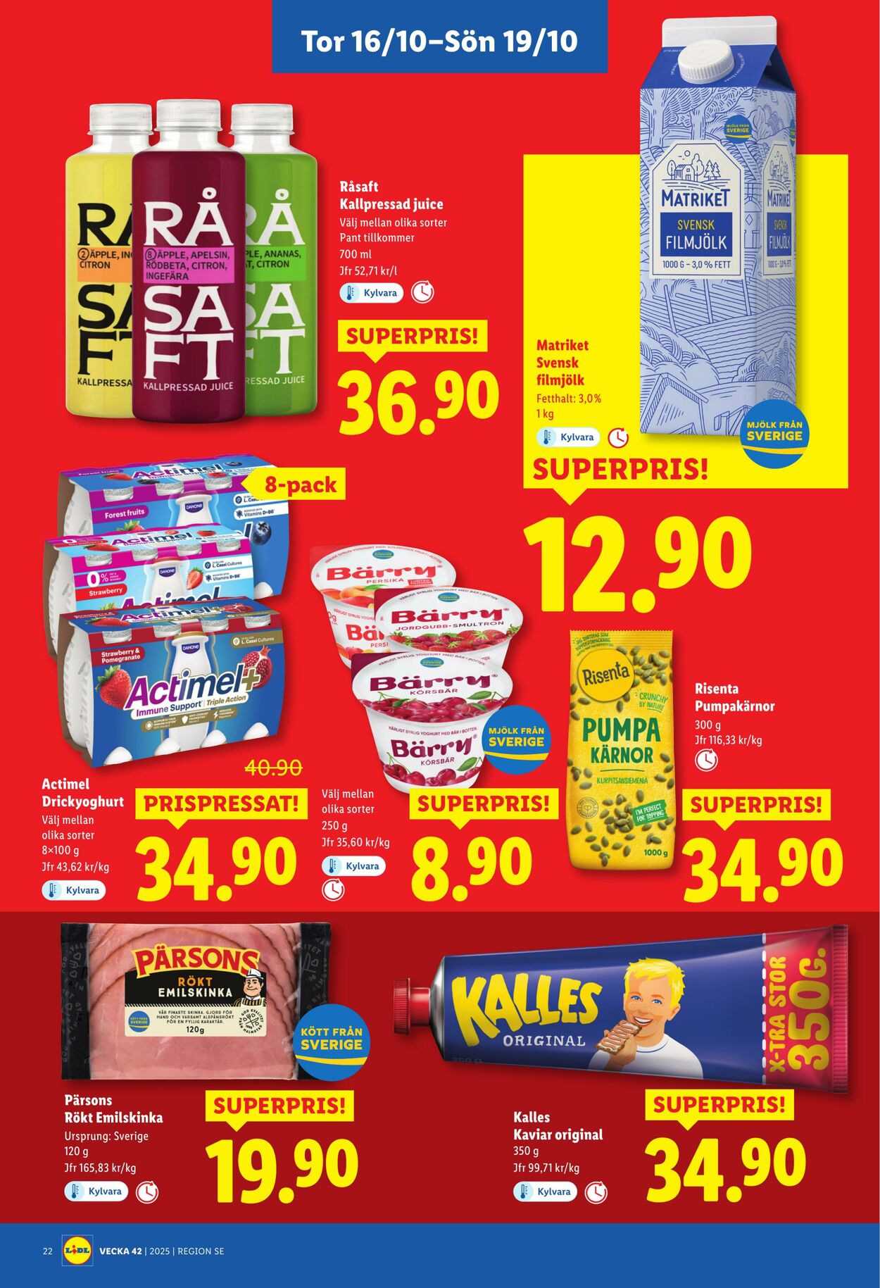 Erbjudanden Lidl 13.10.2025 - 19.10.2025