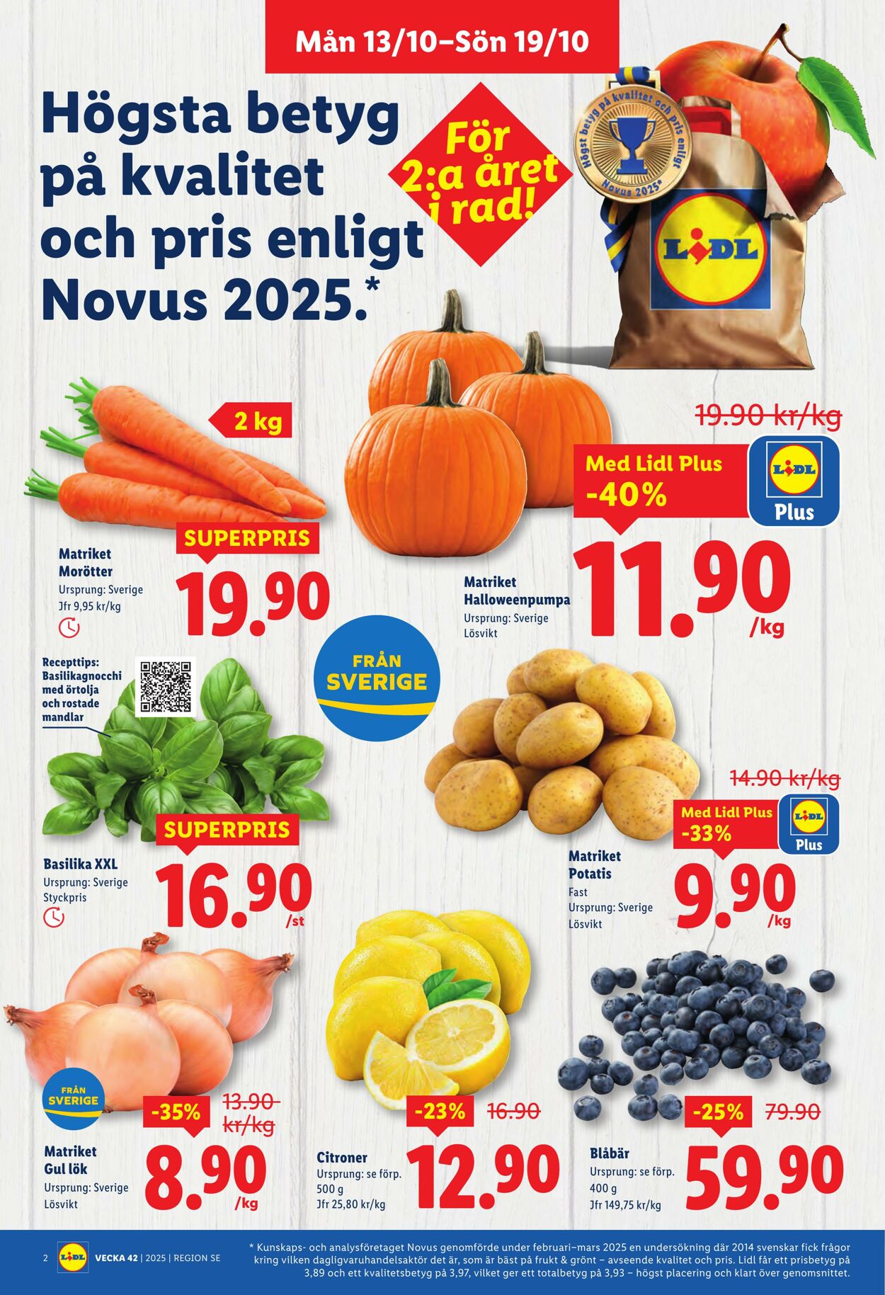Erbjudanden Lidl 13.10.2025 - 19.10.2025