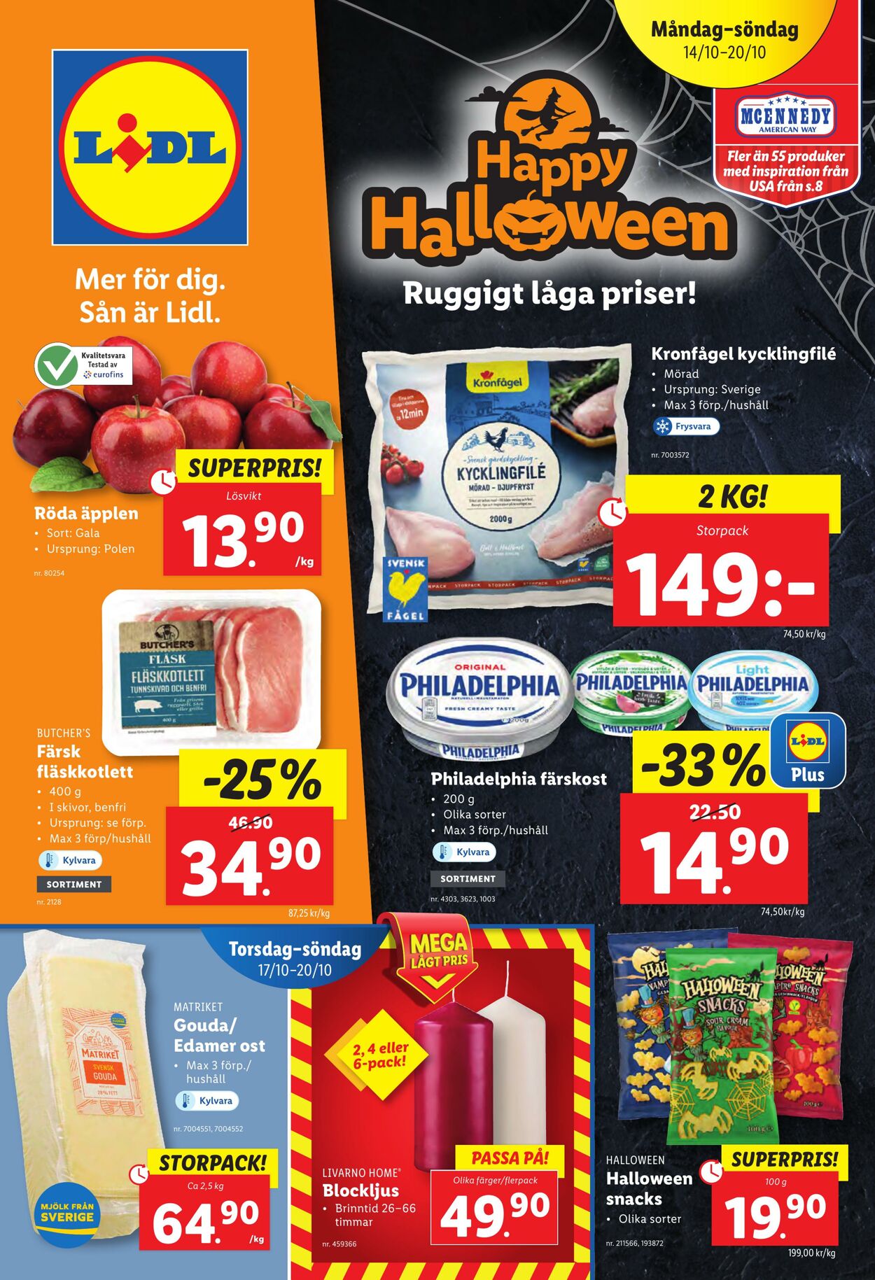 Erbjudanden Lidl 14.10.2024 - 20.10.2024