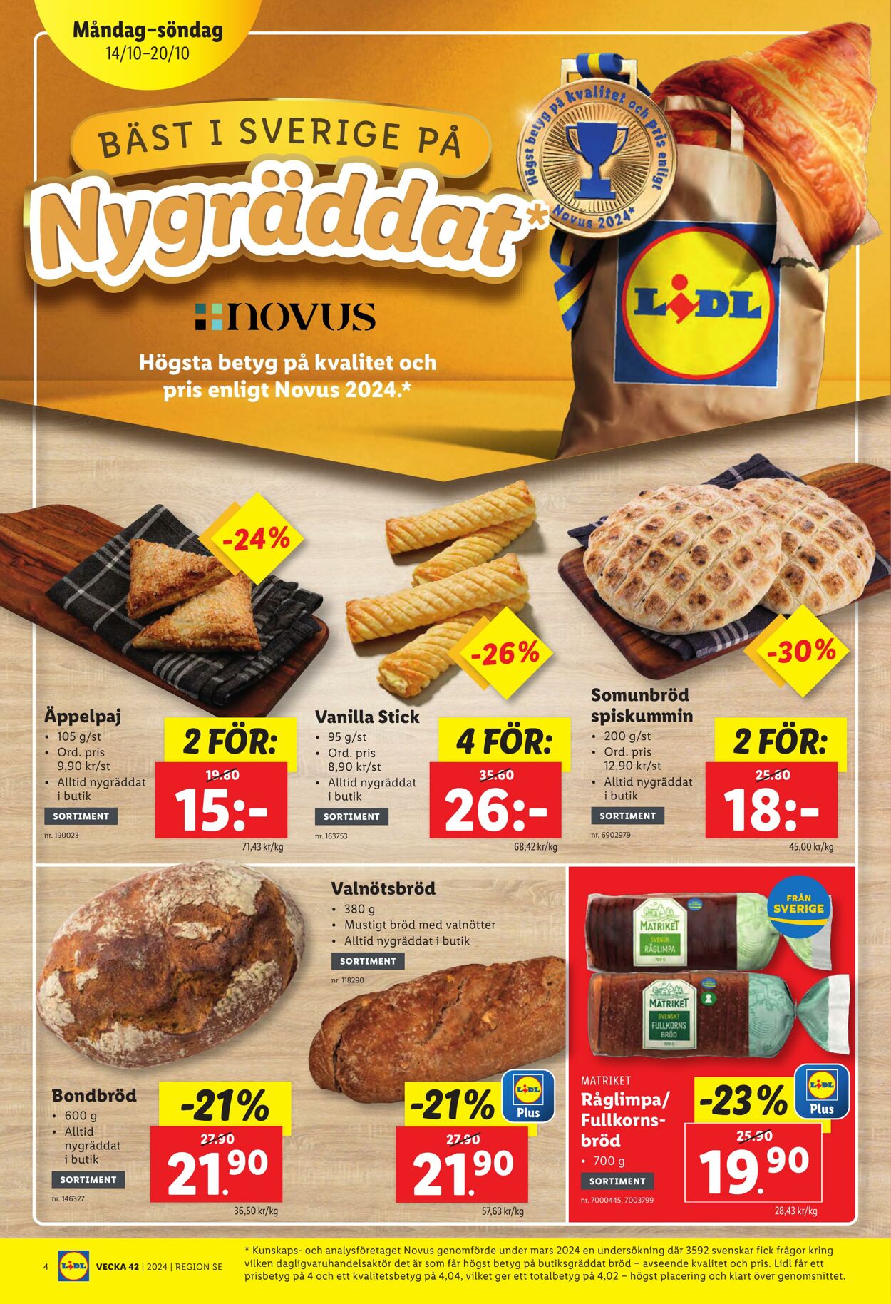 Erbjudanden Lidl 14.10.2024 - 20.10.2024