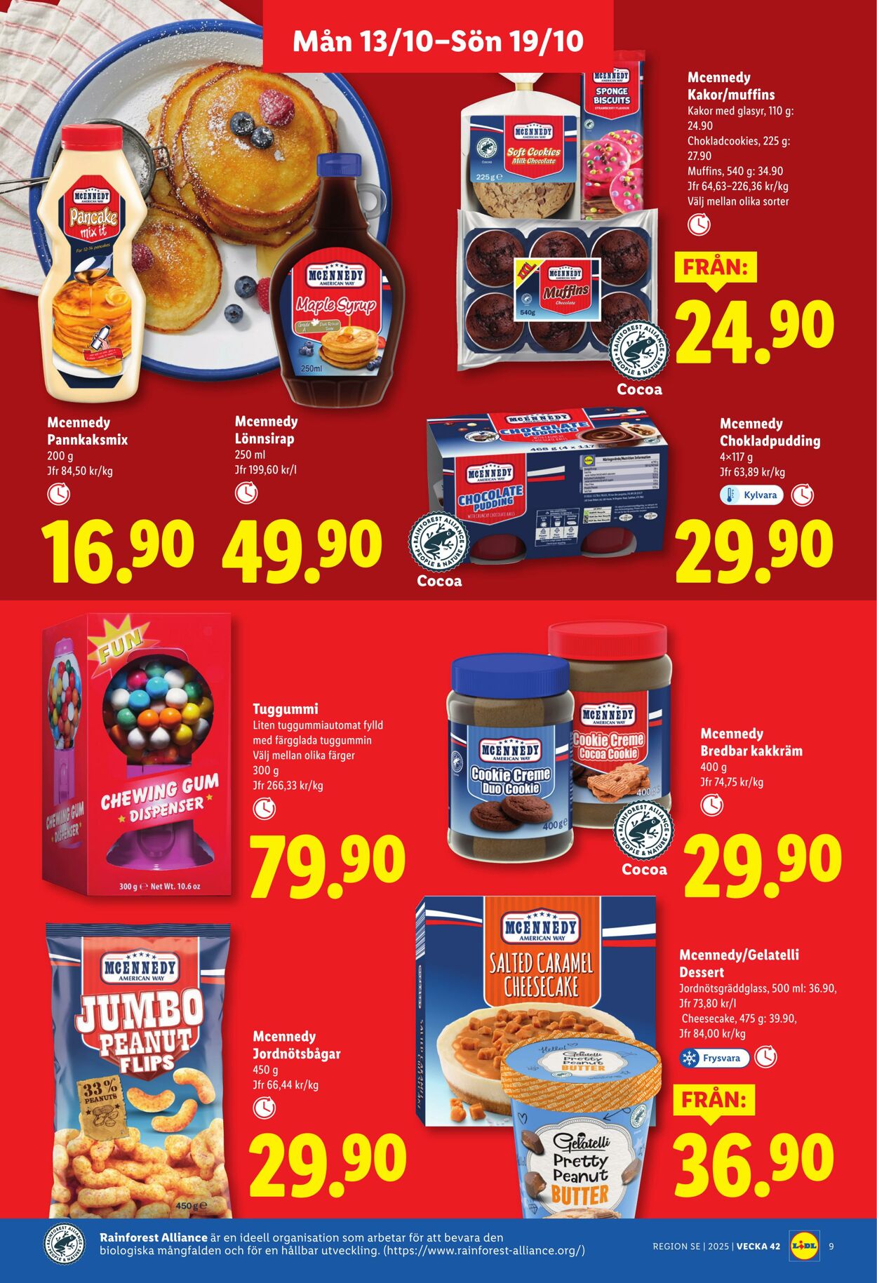 Erbjudanden Lidl 13.10.2025 - 19.10.2025