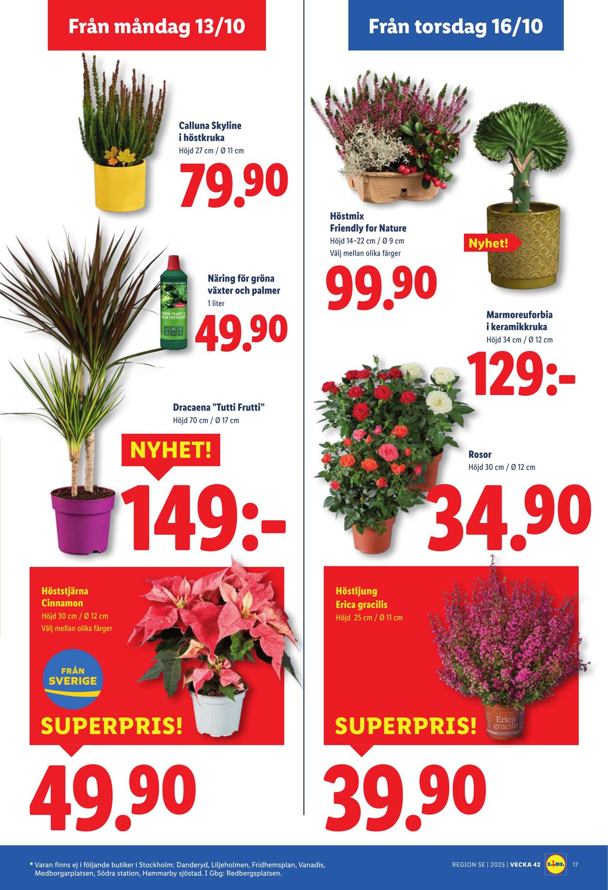 Erbjudanden Lidl 13.10.2025 - 19.10.2025