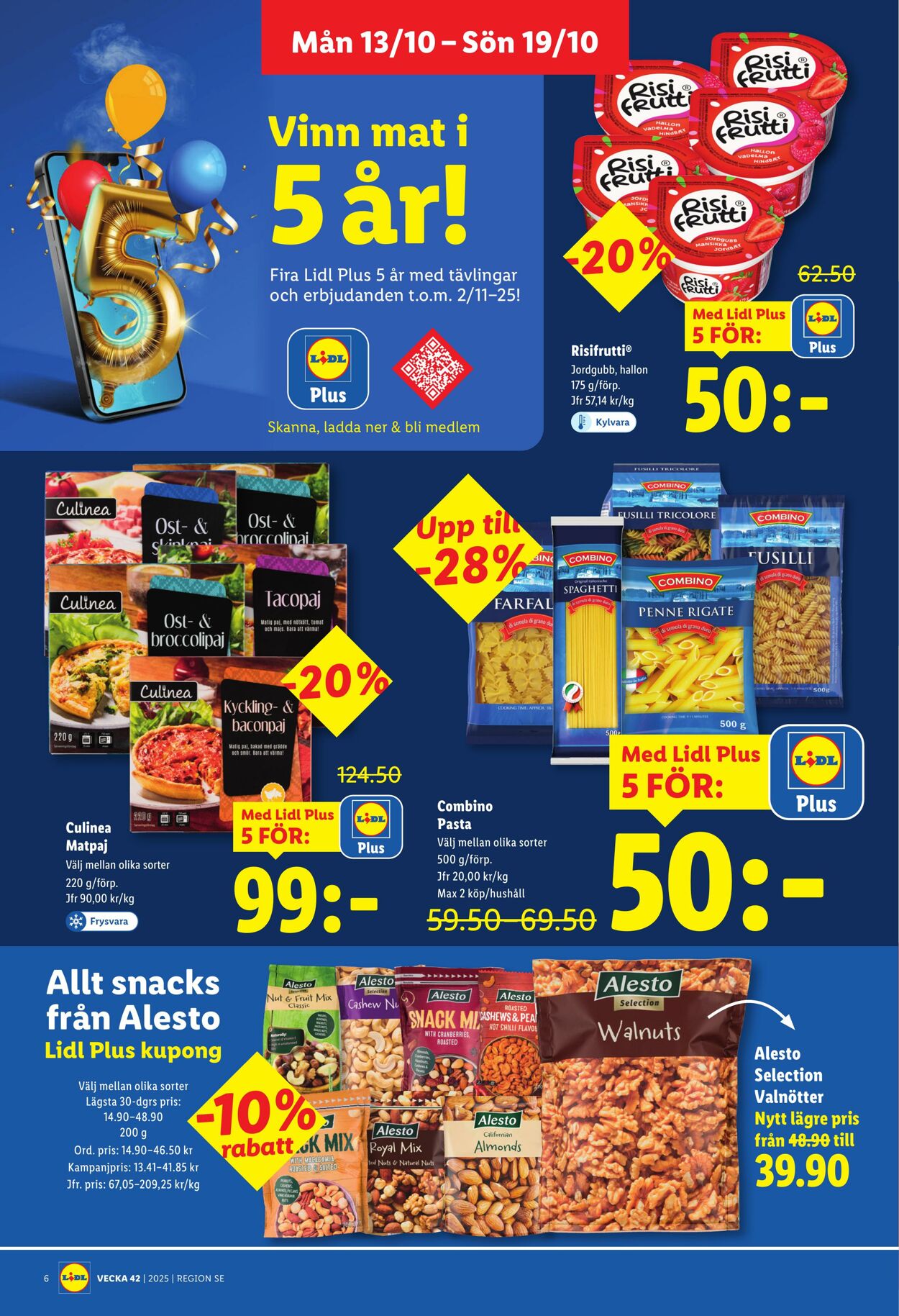 Erbjudanden Lidl 13.10.2025 - 19.10.2025