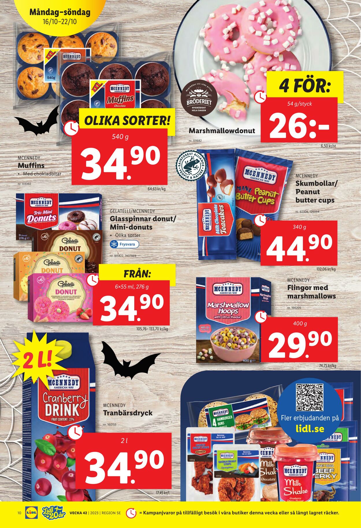 Erbjudanden Lidl 16.10.2023 - 22.10.2023