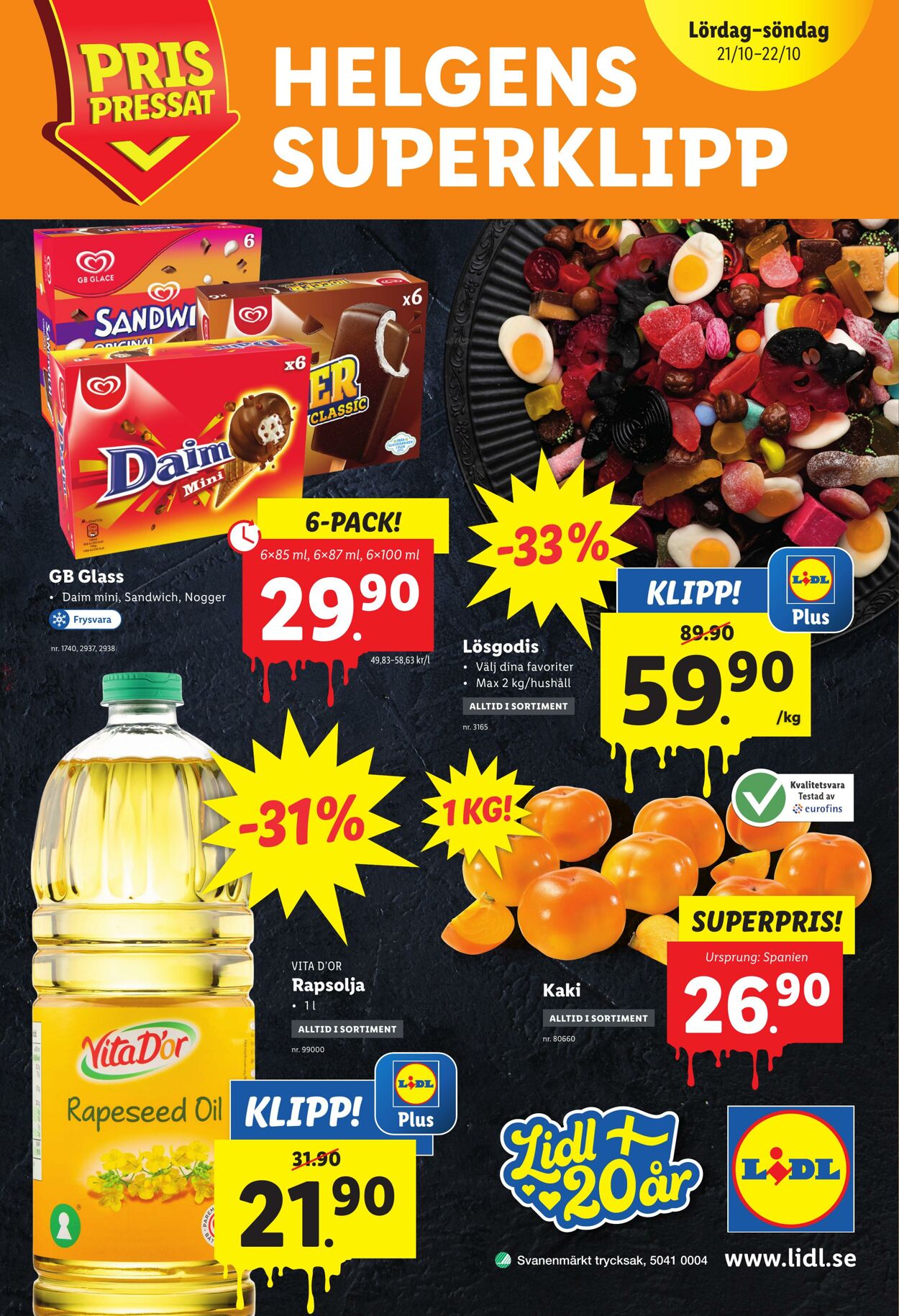 Erbjudanden Lidl 16.10.2023 - 22.10.2023