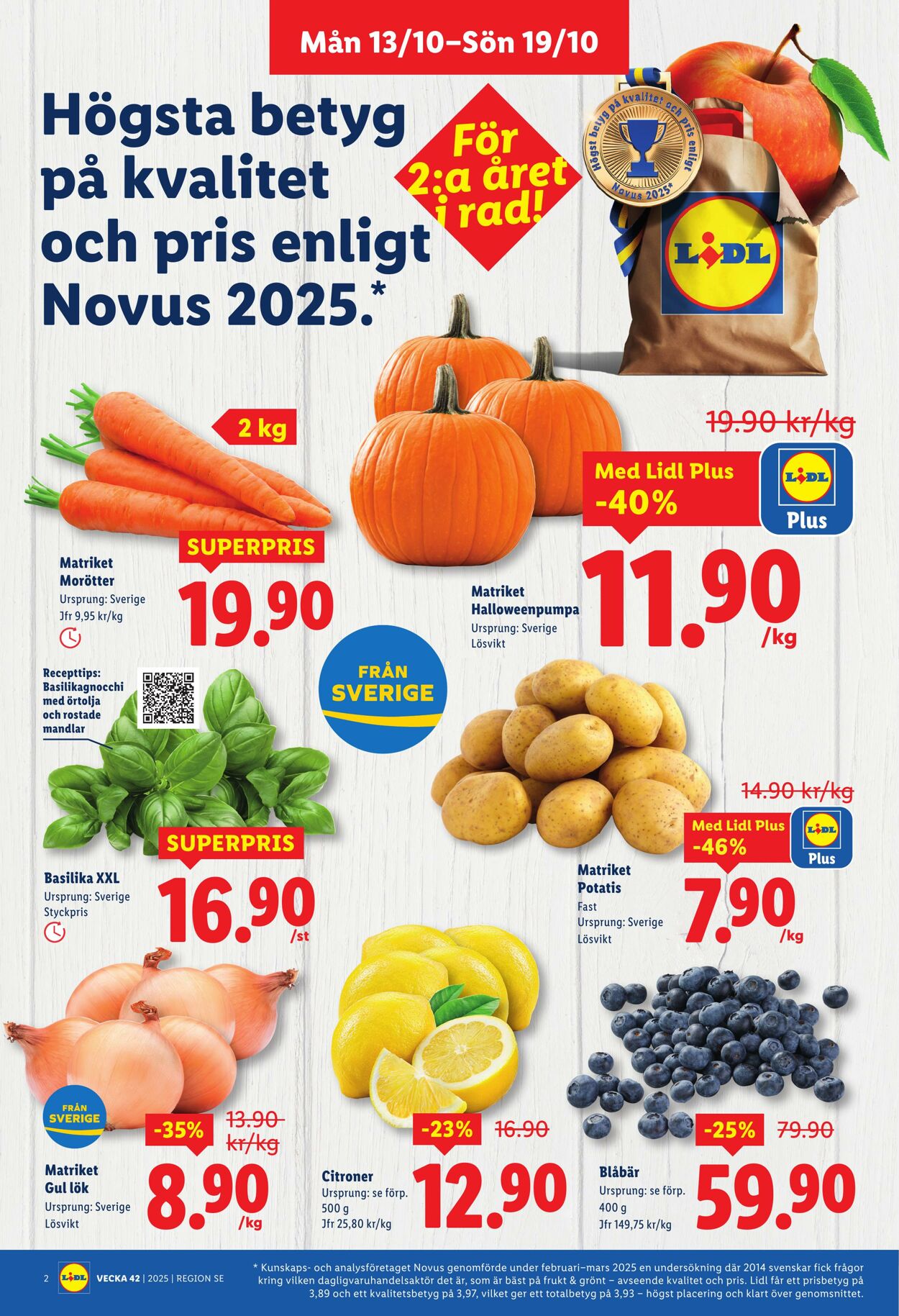 Erbjudanden Lidl 13.10.2025 - 19.10.2025