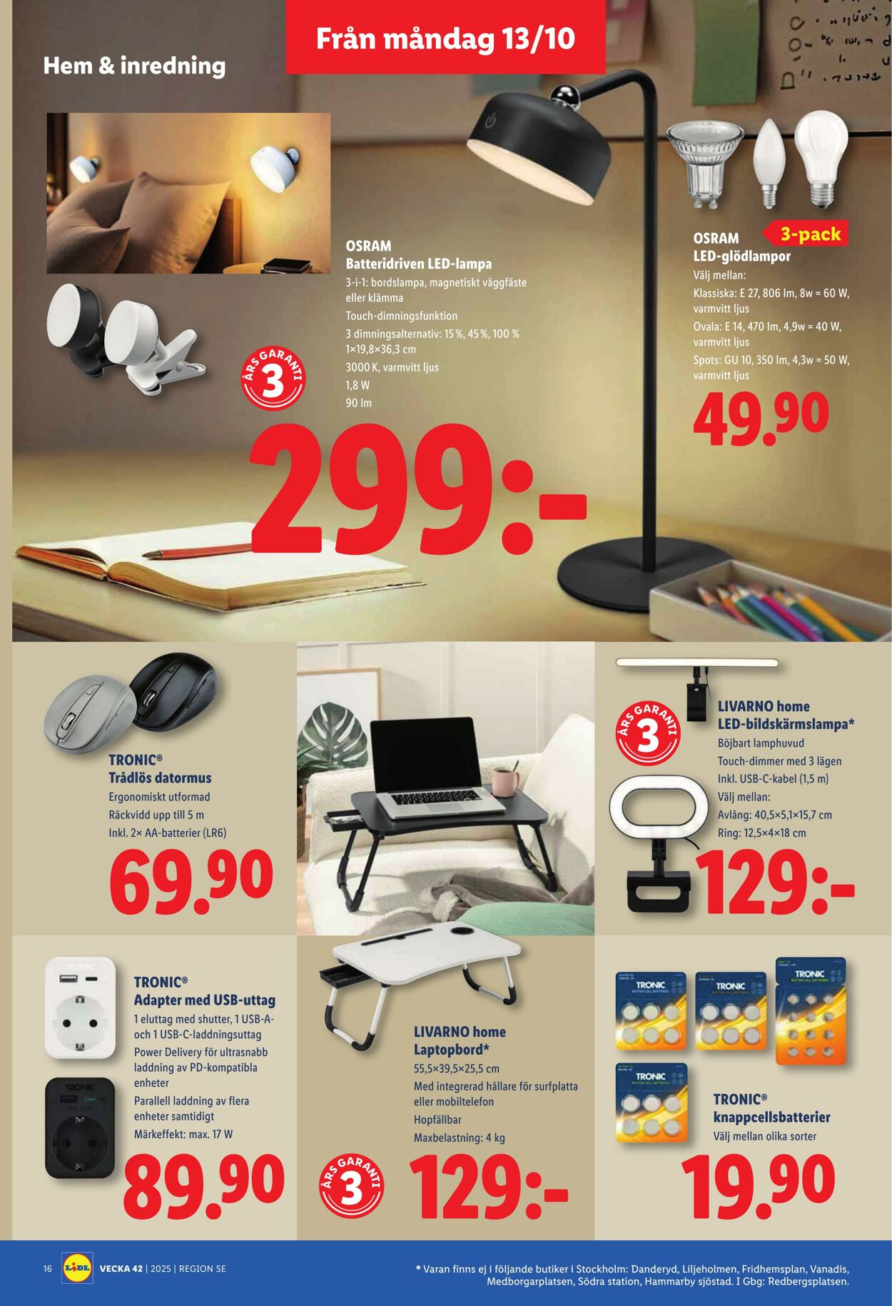 Erbjudanden Lidl 13.10.2025 - 19.10.2025