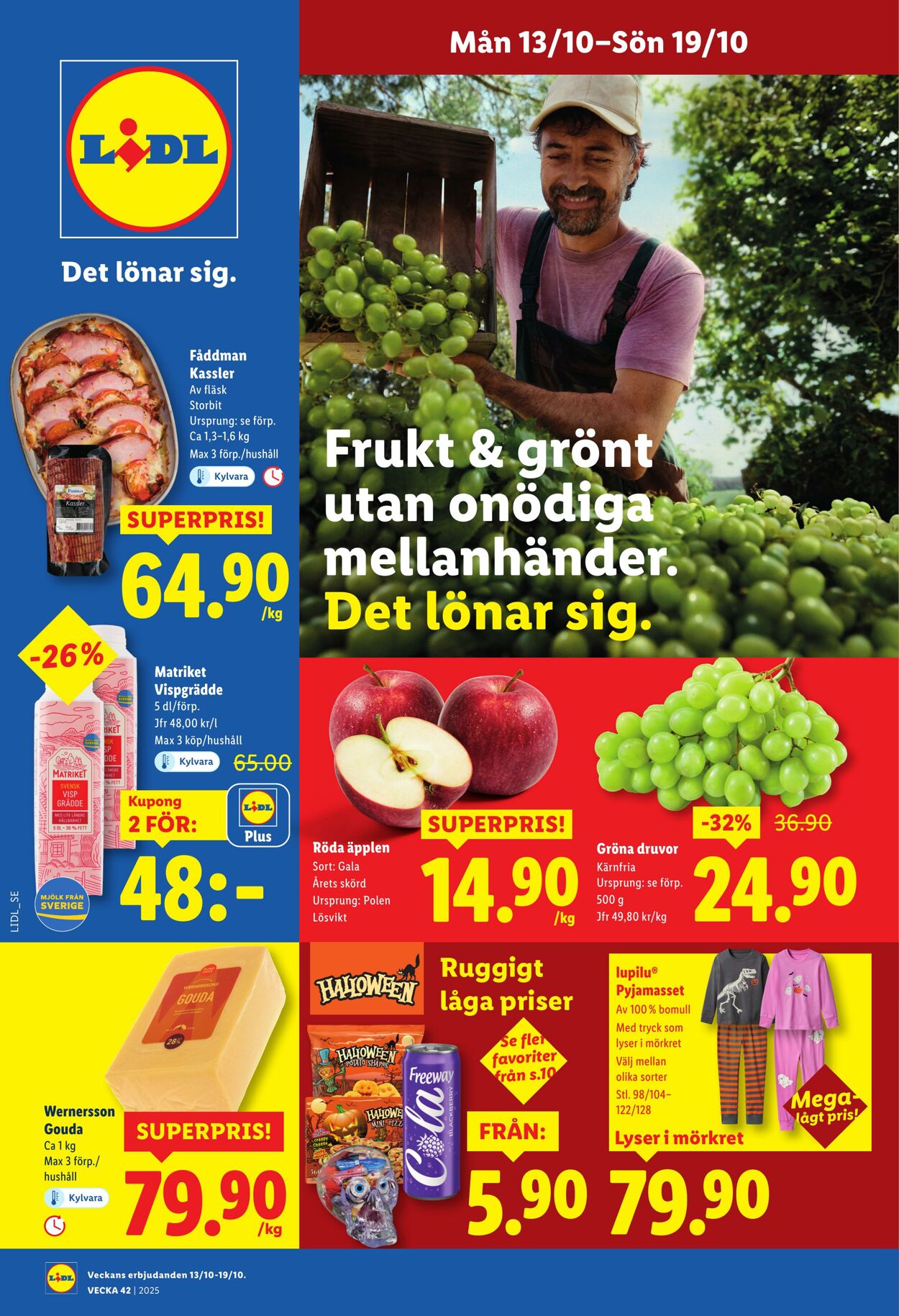 Erbjudanden Lidl 13.10.2025 - 19.10.2025