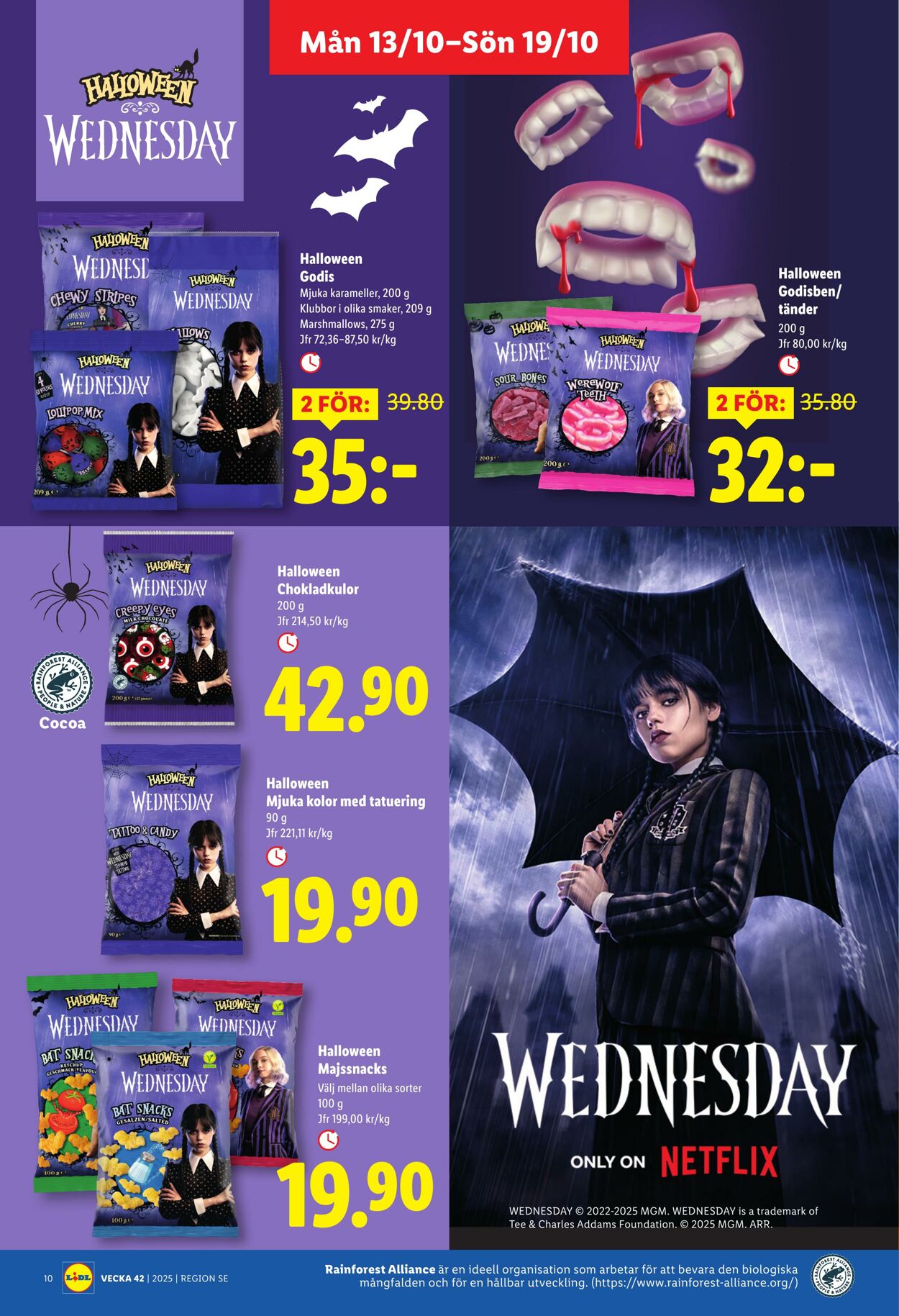 Erbjudanden Lidl 13.10.2025 - 19.10.2025