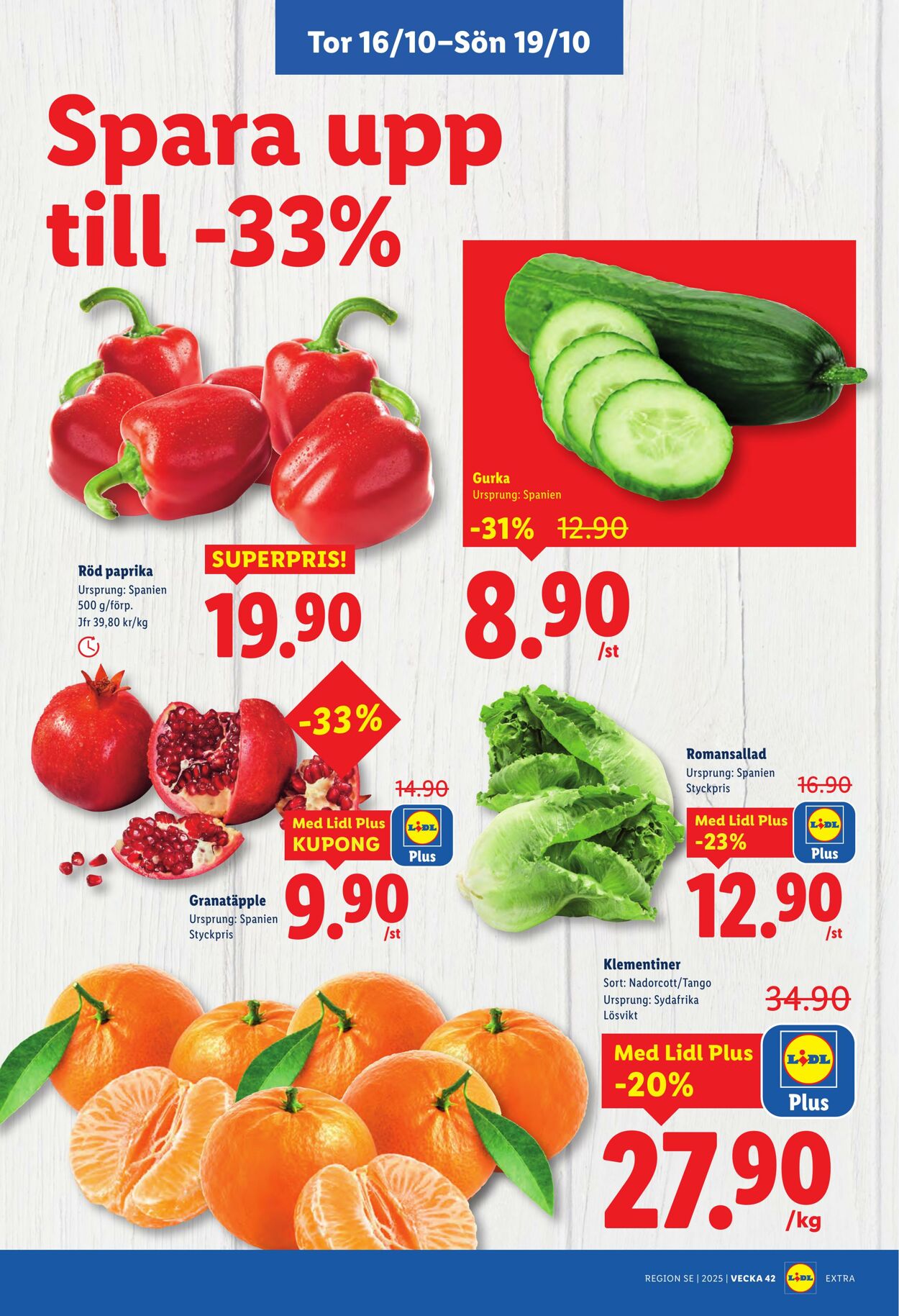 Erbjudanden Lidl 13.10.2025 - 19.10.2025