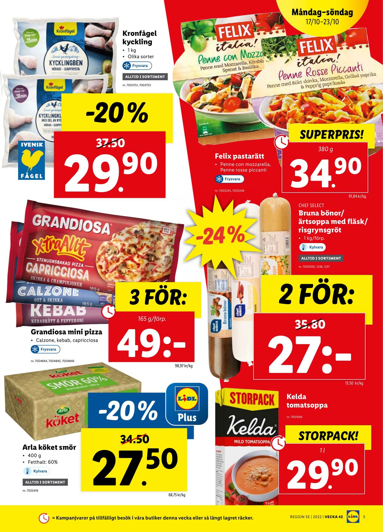 Erbjudanden Lidl 17.10.2022 - 23.10.2022