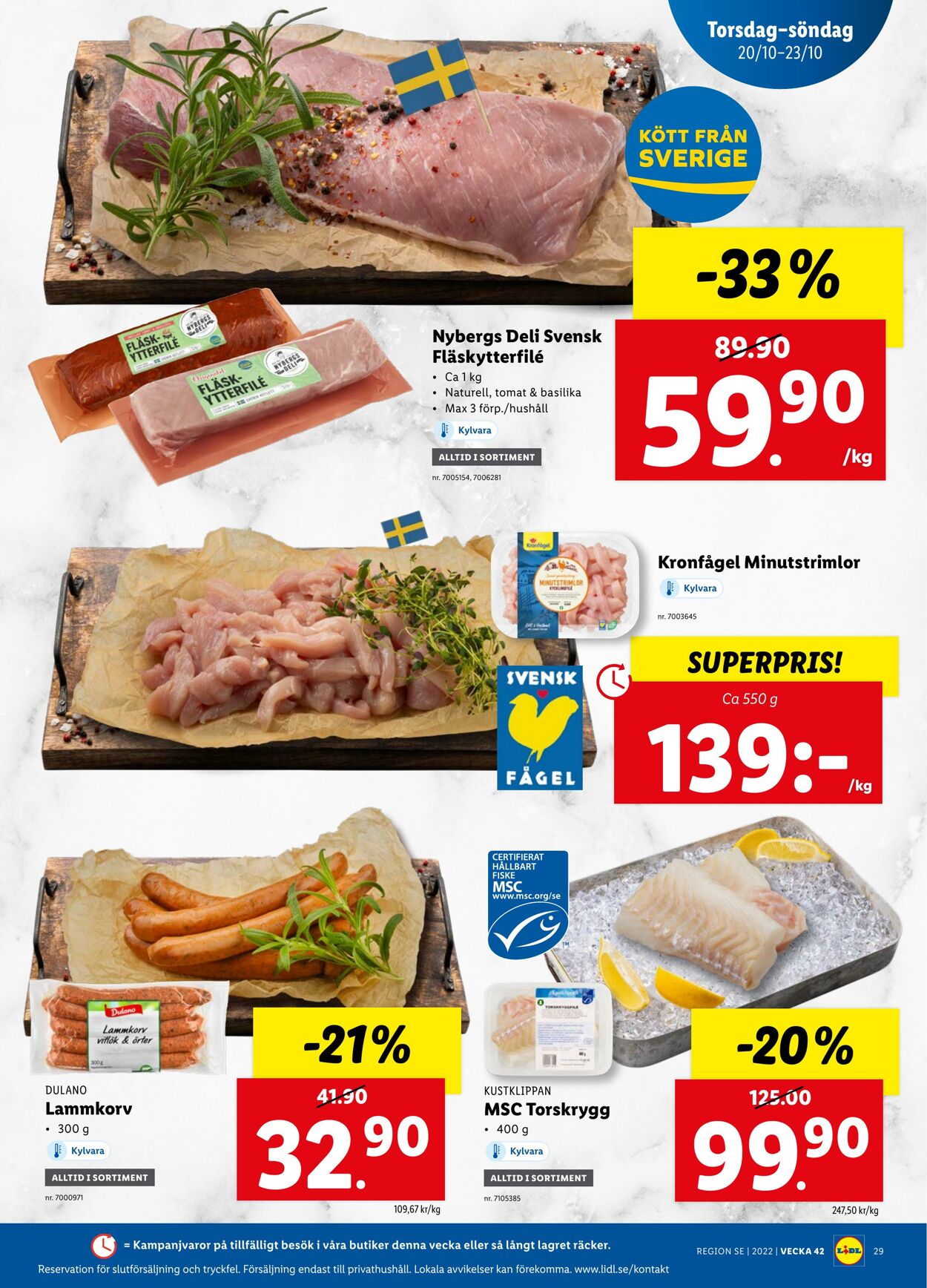 Erbjudanden Lidl 17.10.2022 - 23.10.2022