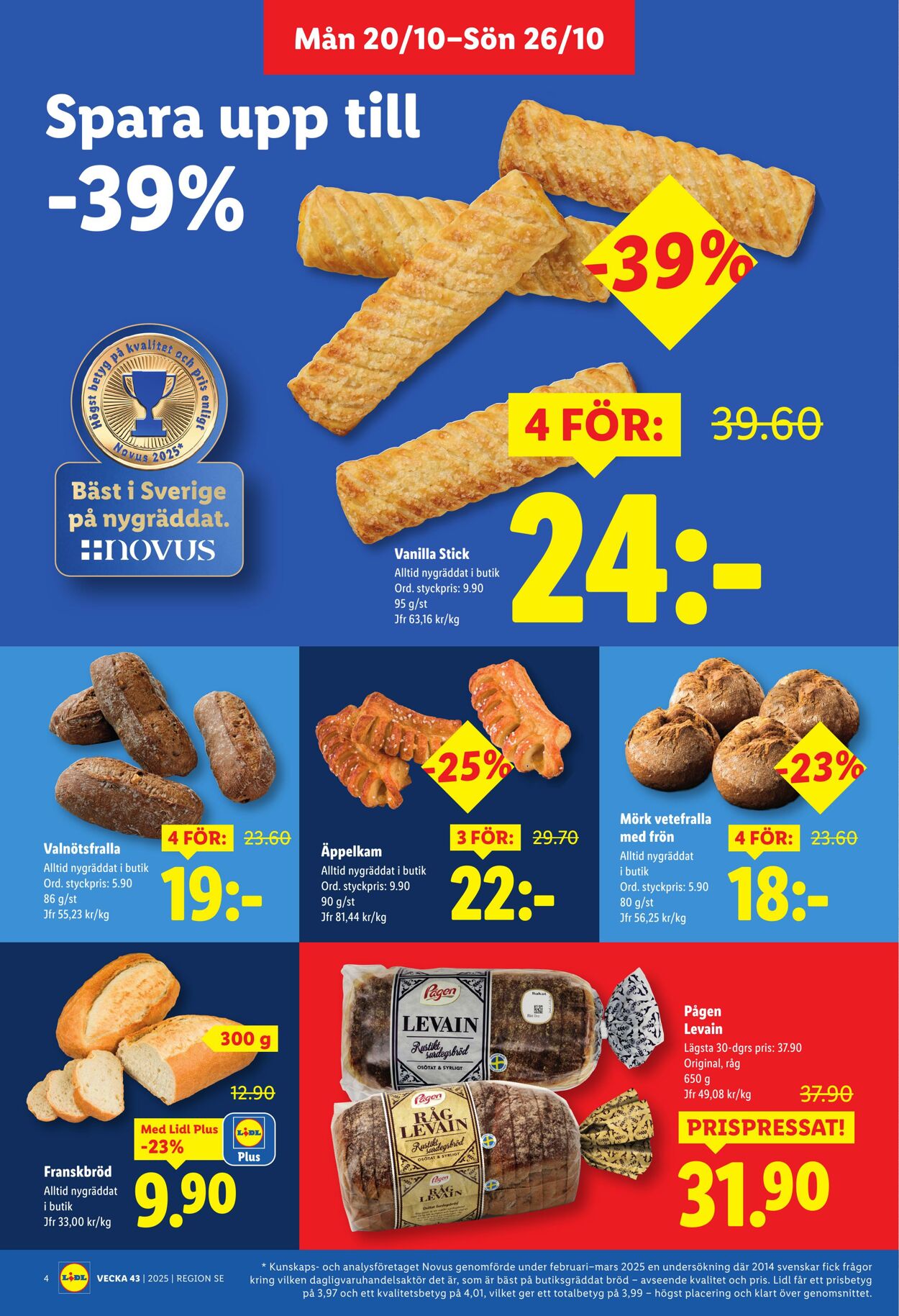 Erbjudanden Lidl 20.10.2025 - 26.10.2025