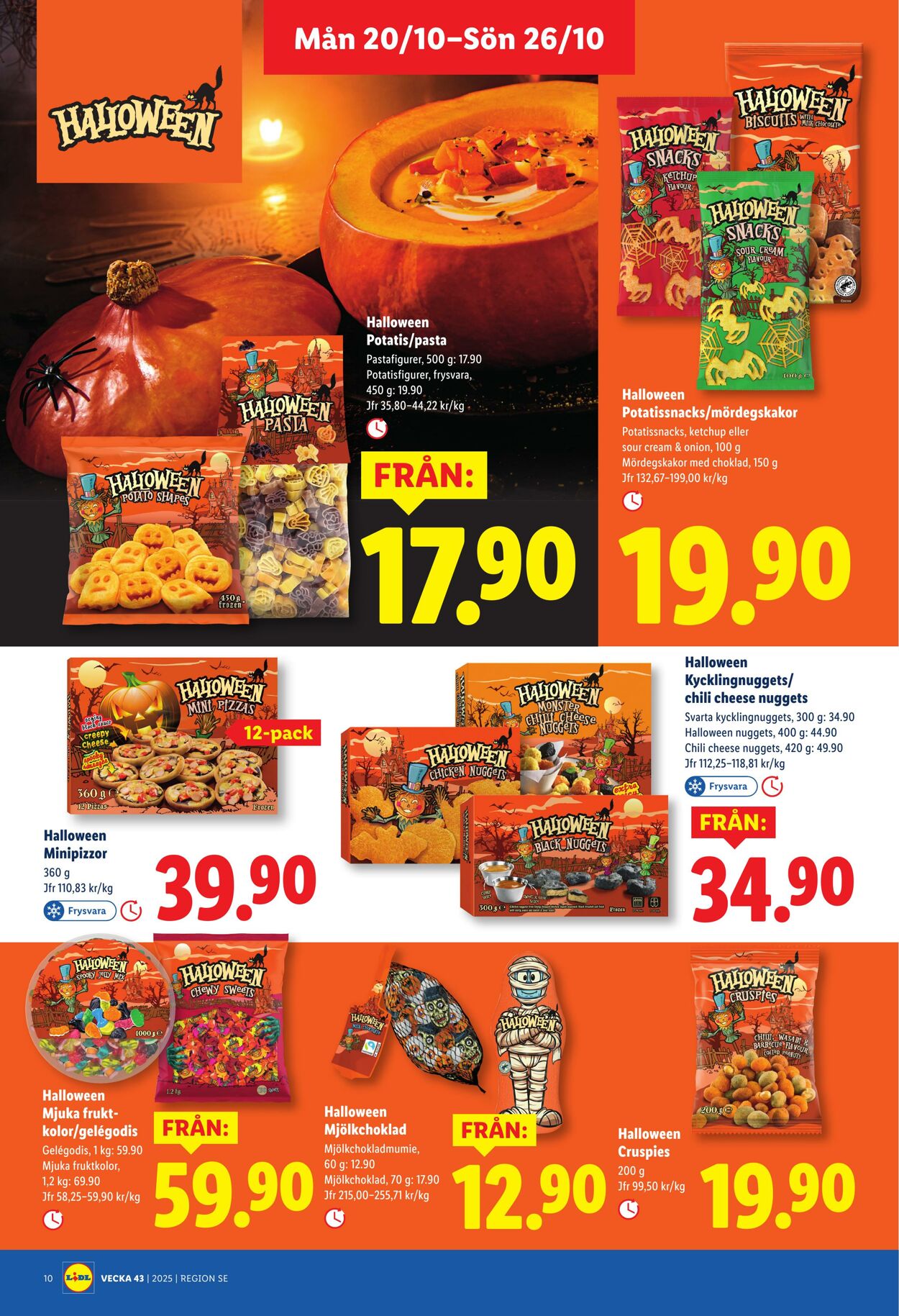 Erbjudanden Lidl 20.10.2025 - 26.10.2025