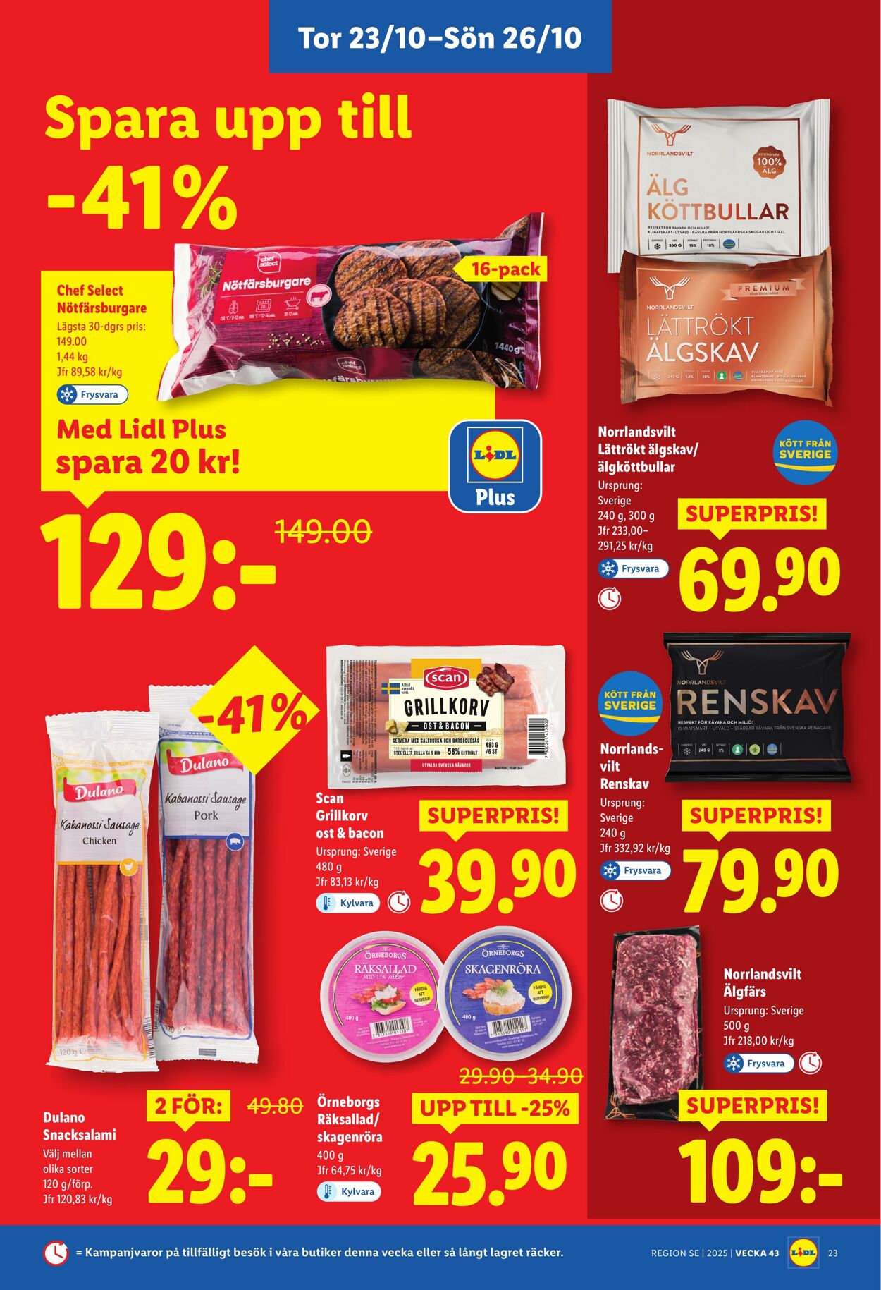Erbjudanden Lidl 20.10.2025 - 26.10.2025