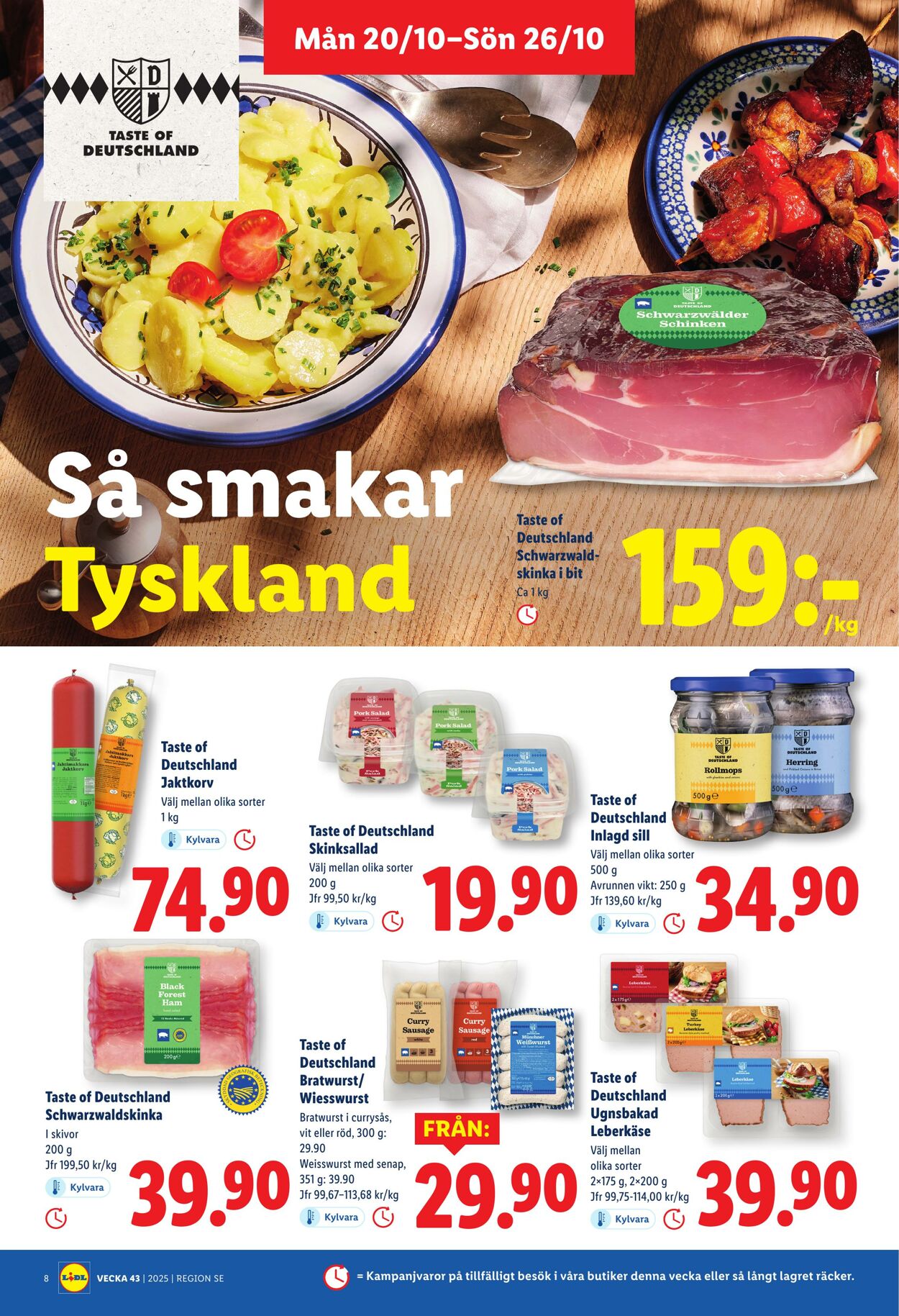Erbjudanden Lidl 20.10.2025 - 26.10.2025