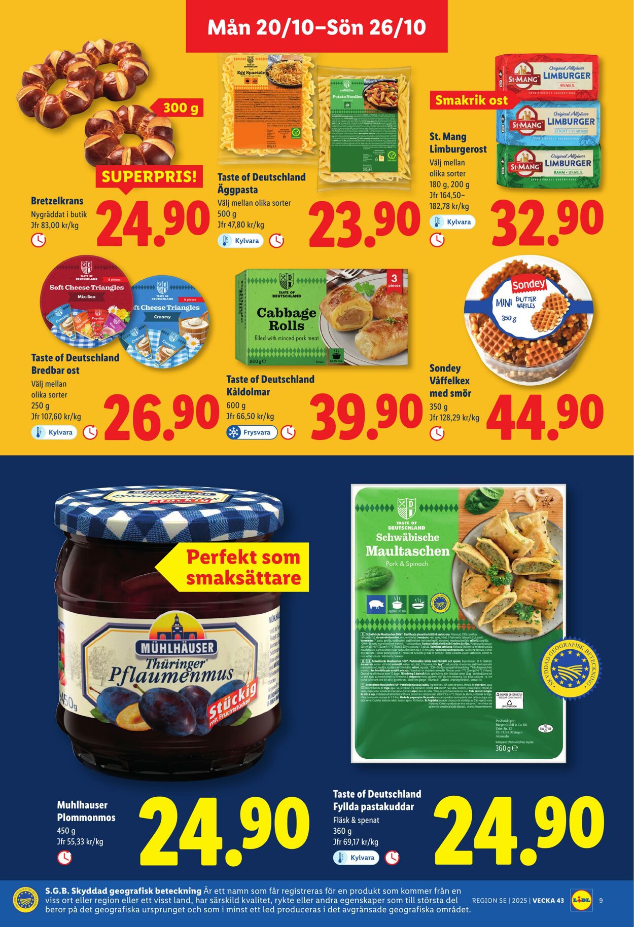 Erbjudanden Lidl 20.10.2025 - 26.10.2025
