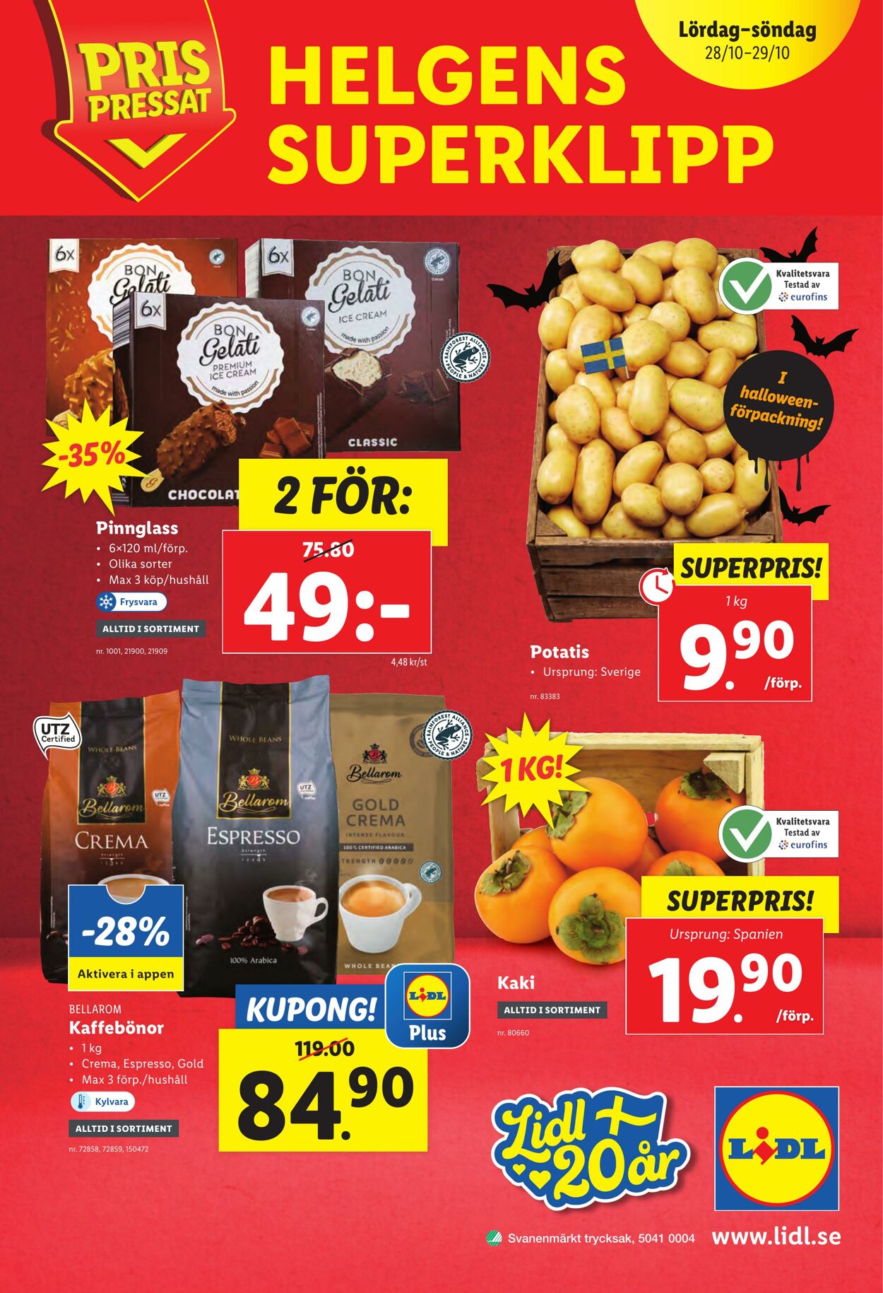 Erbjudanden Lidl 23.10.2023 - 29.10.2023