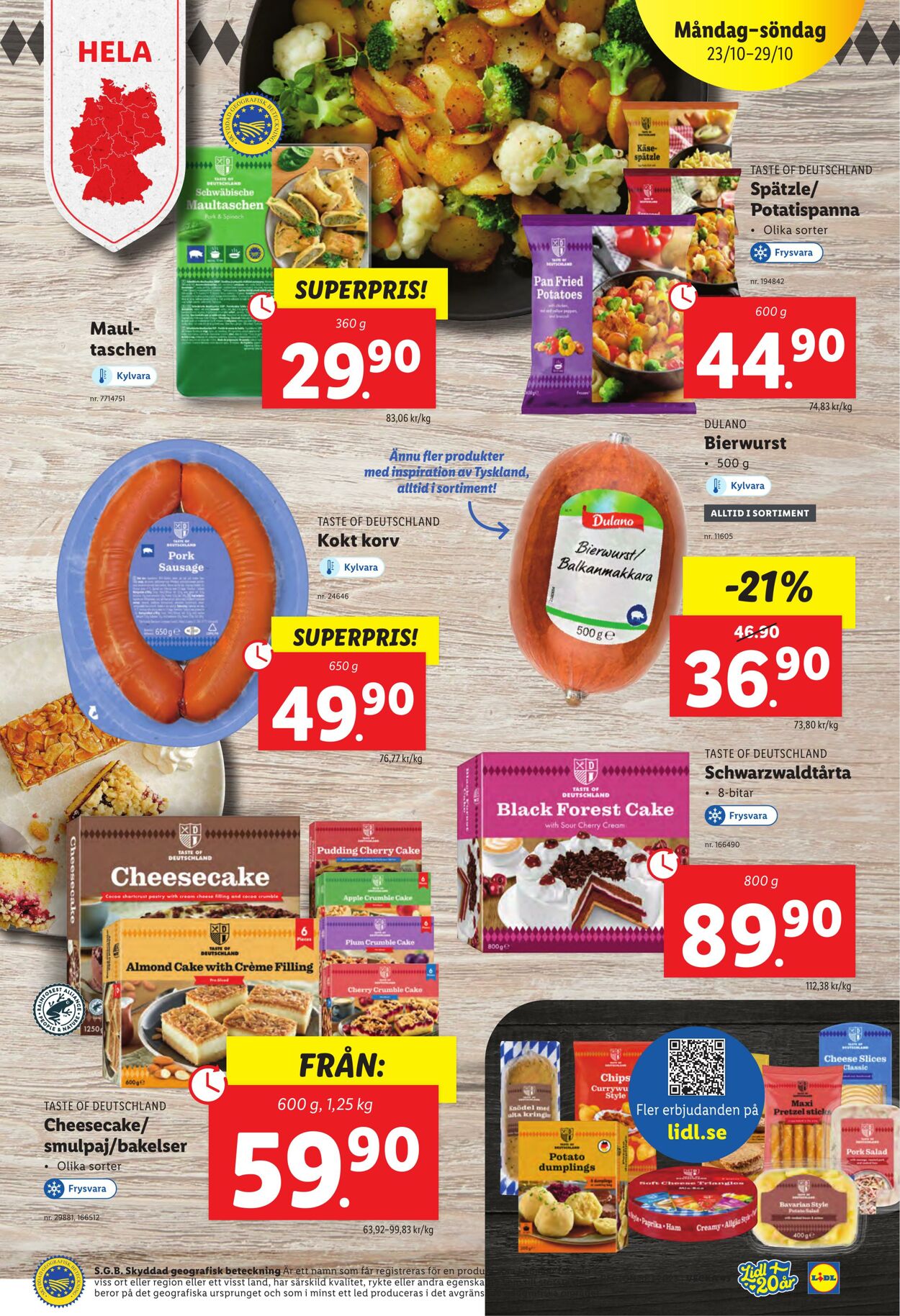 Erbjudanden Lidl 23.10.2023 - 29.10.2023