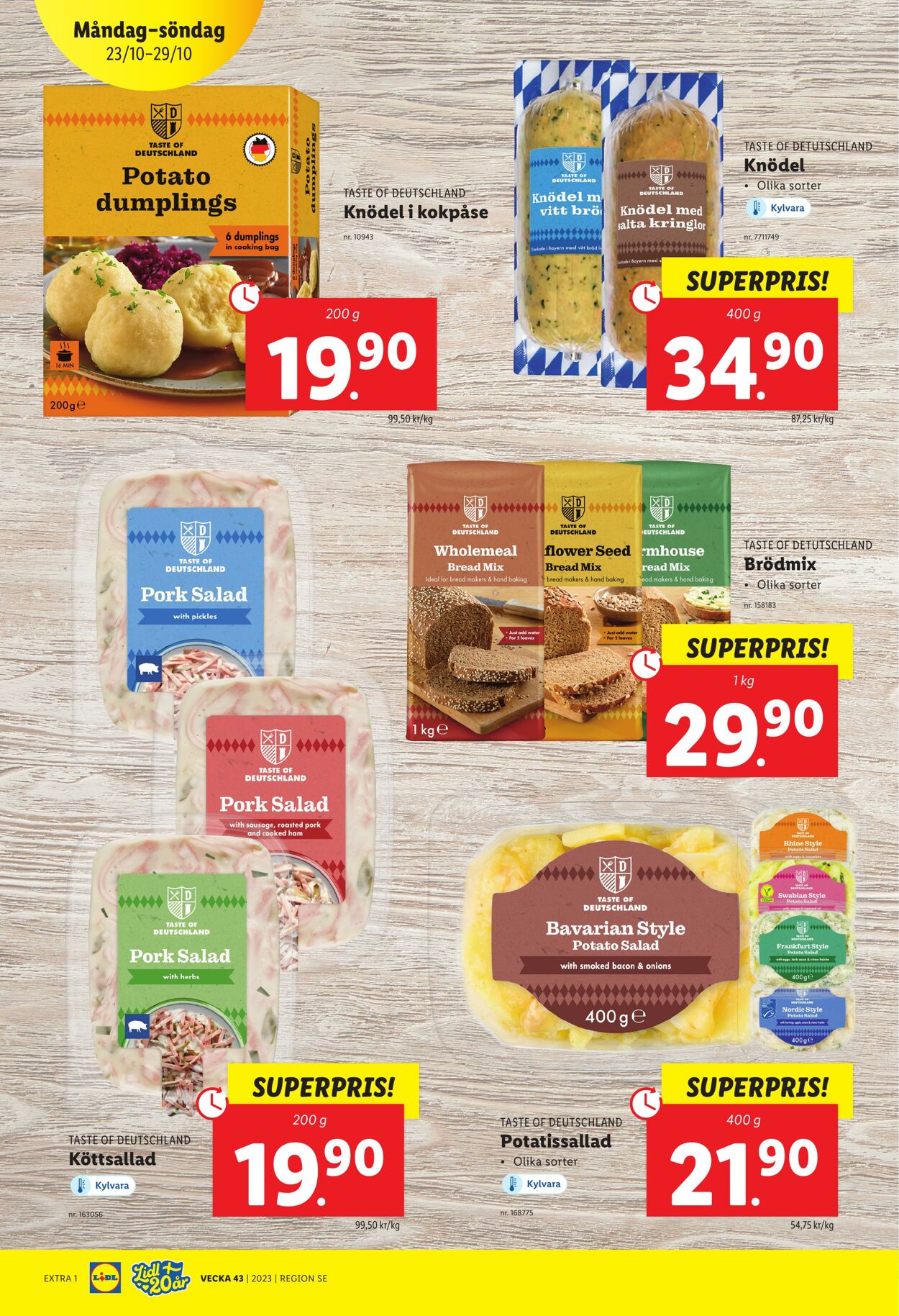 Erbjudanden Lidl 23.10.2023 - 29.10.2023