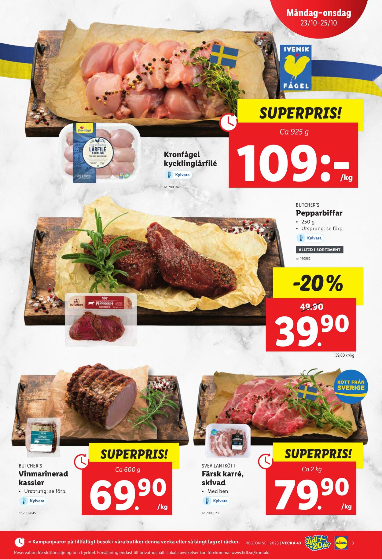 Erbjudanden Lidl 23.10.2023 - 29.10.2023