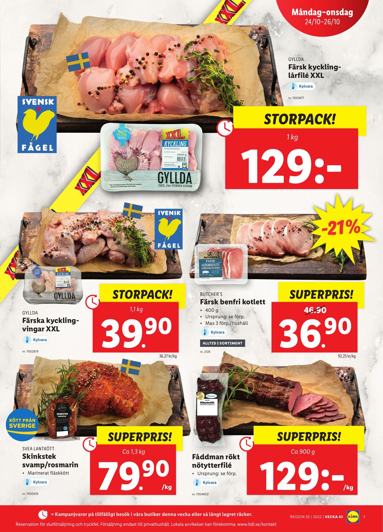 Erbjudanden Lidl 24.10.2022 - 30.10.2022