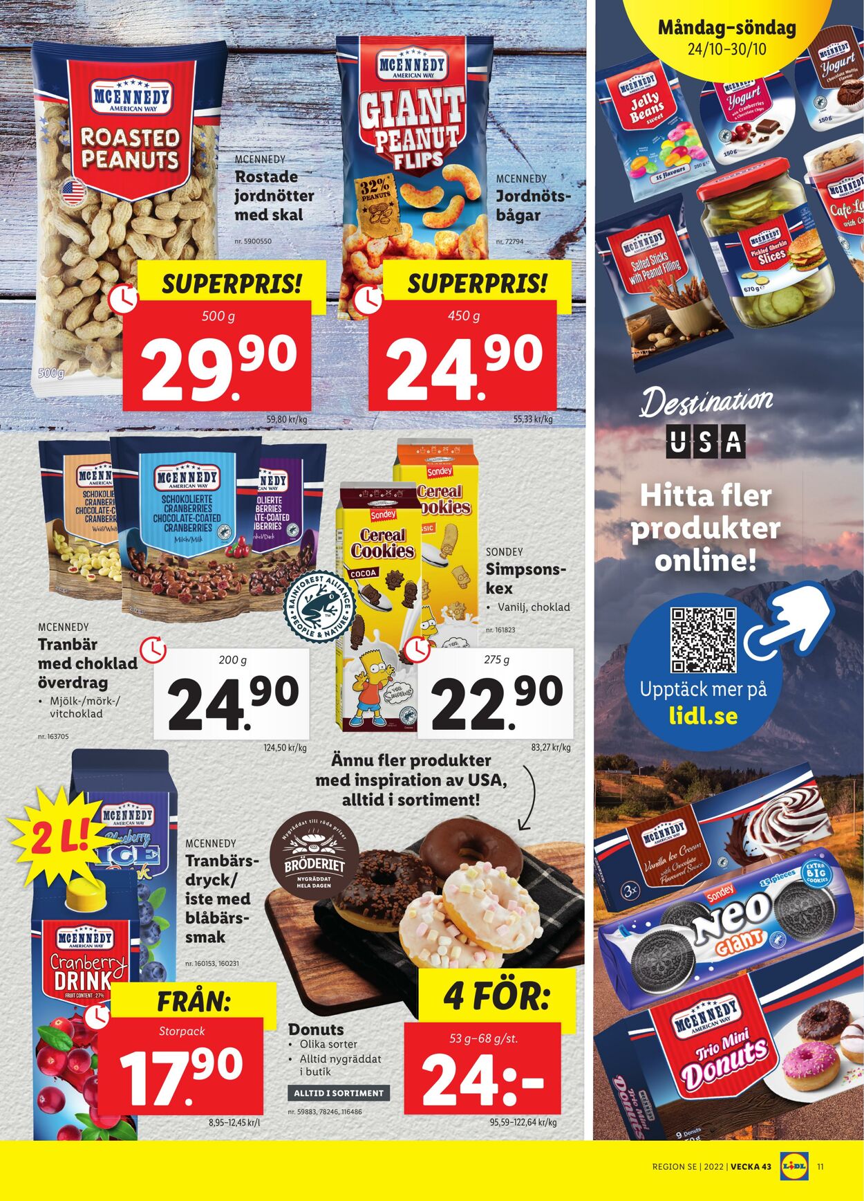 Erbjudanden Lidl 24.10.2022 - 30.10.2022