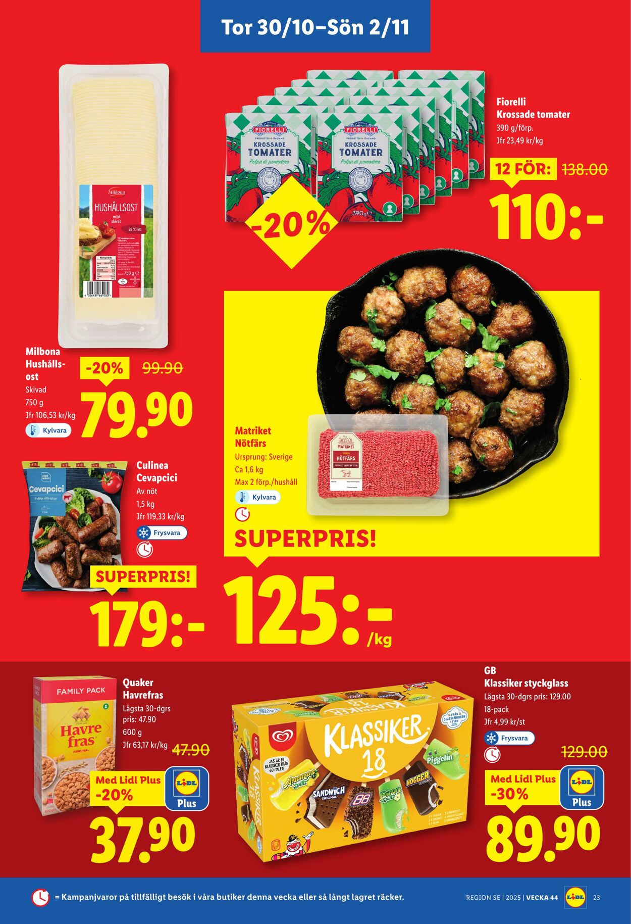 Erbjudanden Lidl 27.10.2025 - 02.11.2025