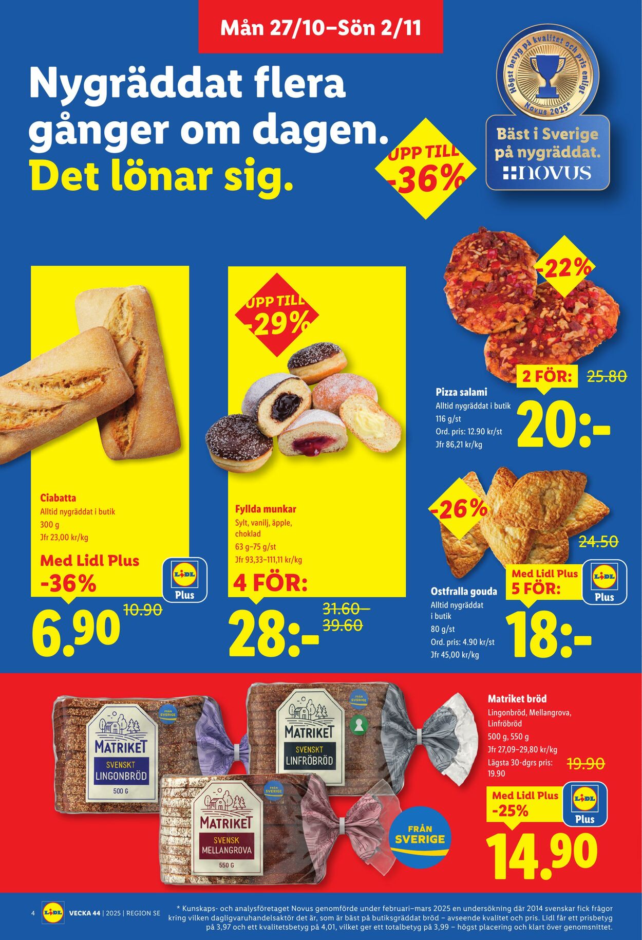 Erbjudanden Lidl 27.10.2025 - 02.11.2025