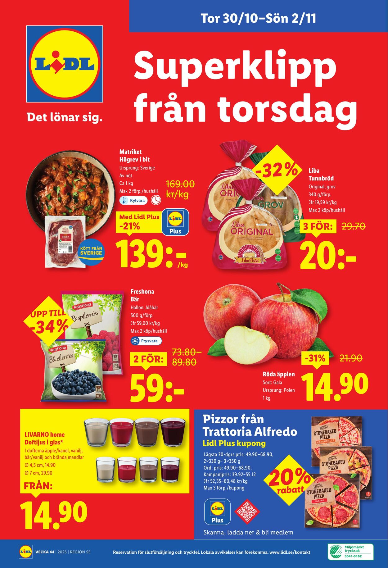 Erbjudanden Lidl 27.10.2025 - 02.11.2025