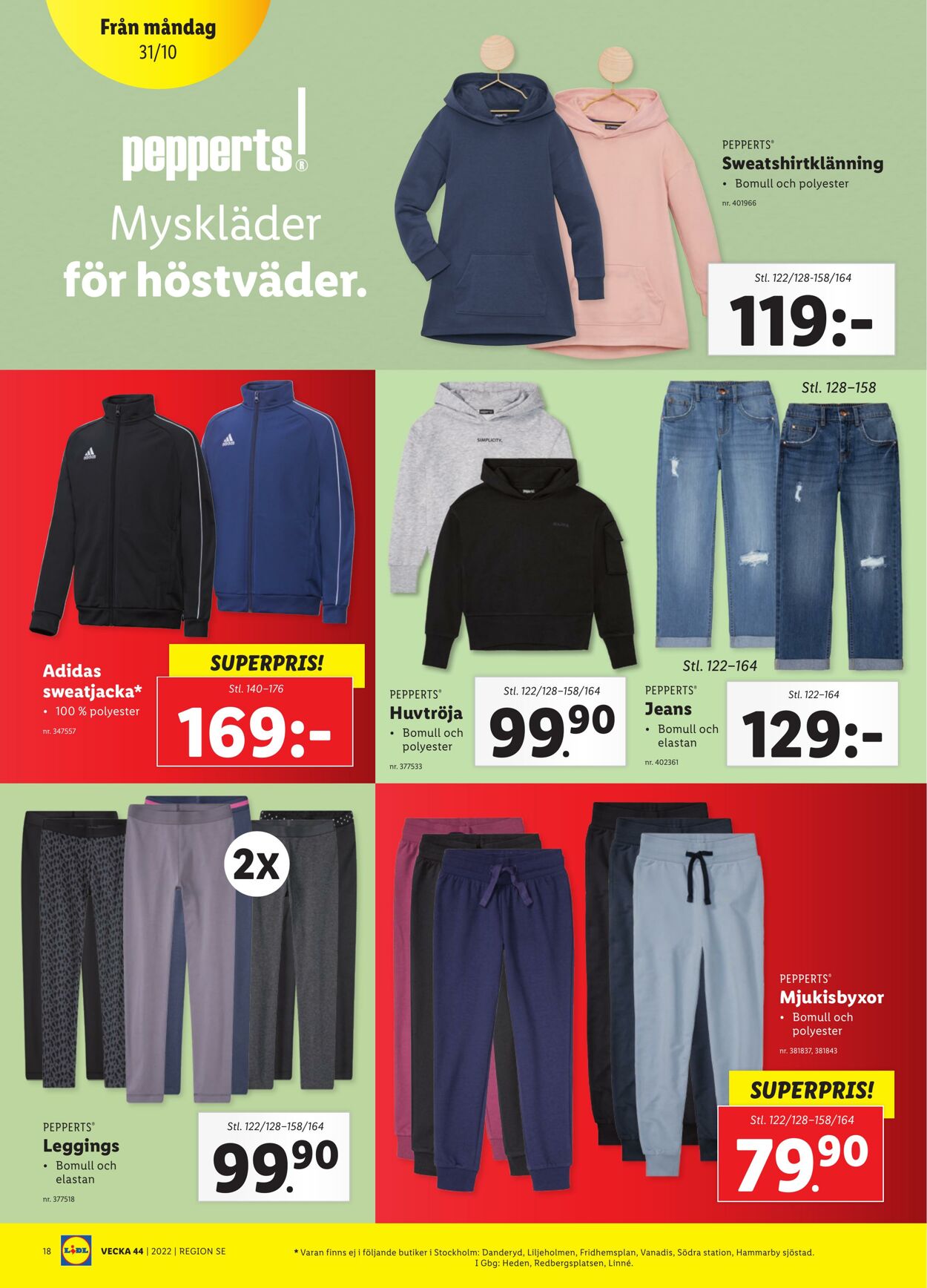 Erbjudanden Lidl 31.10.2022 - 06.11.2022